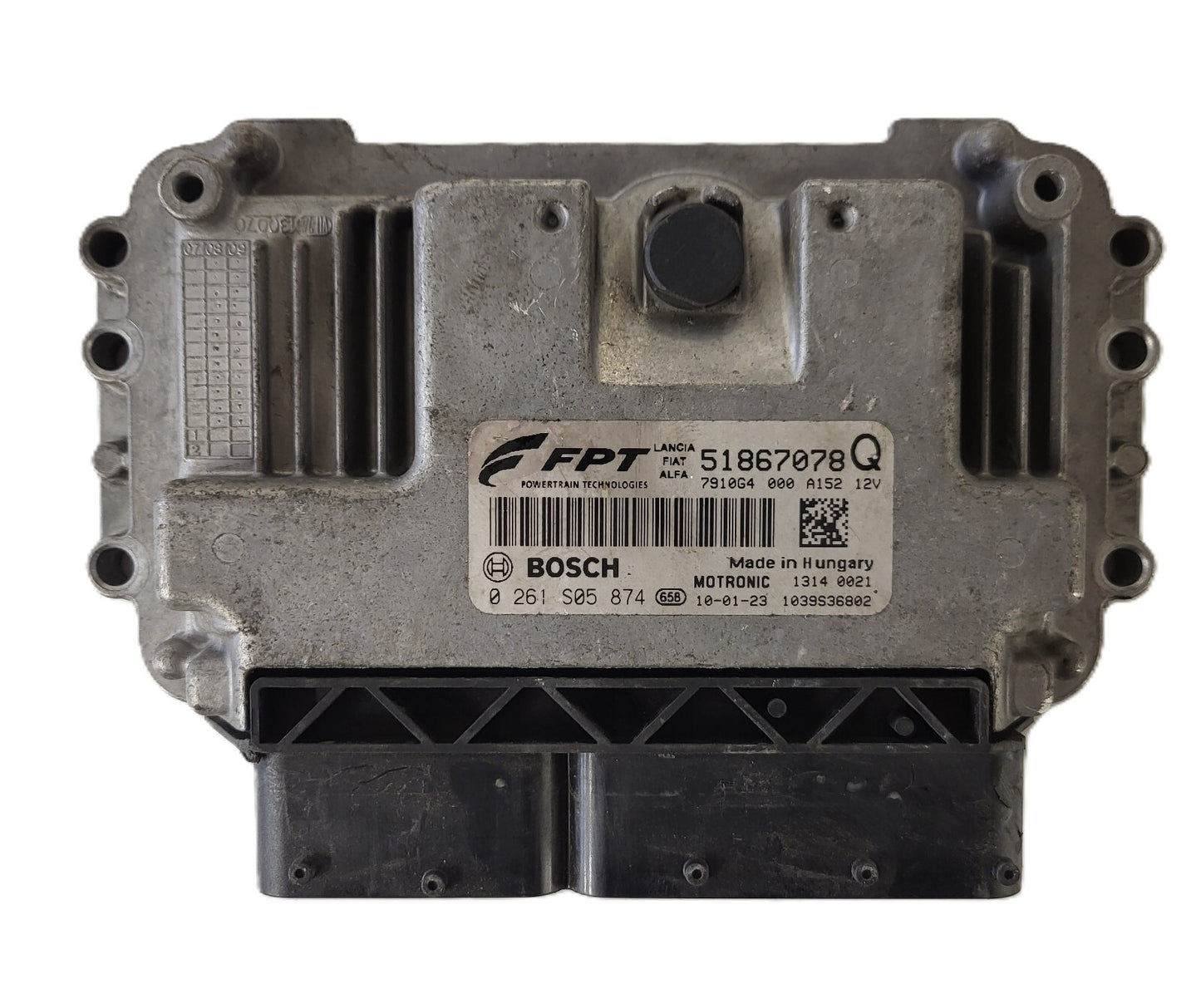 LANCIA DELTA 1.4 T-JET ECU / 51867078 / 0261S05874 / BOSCH