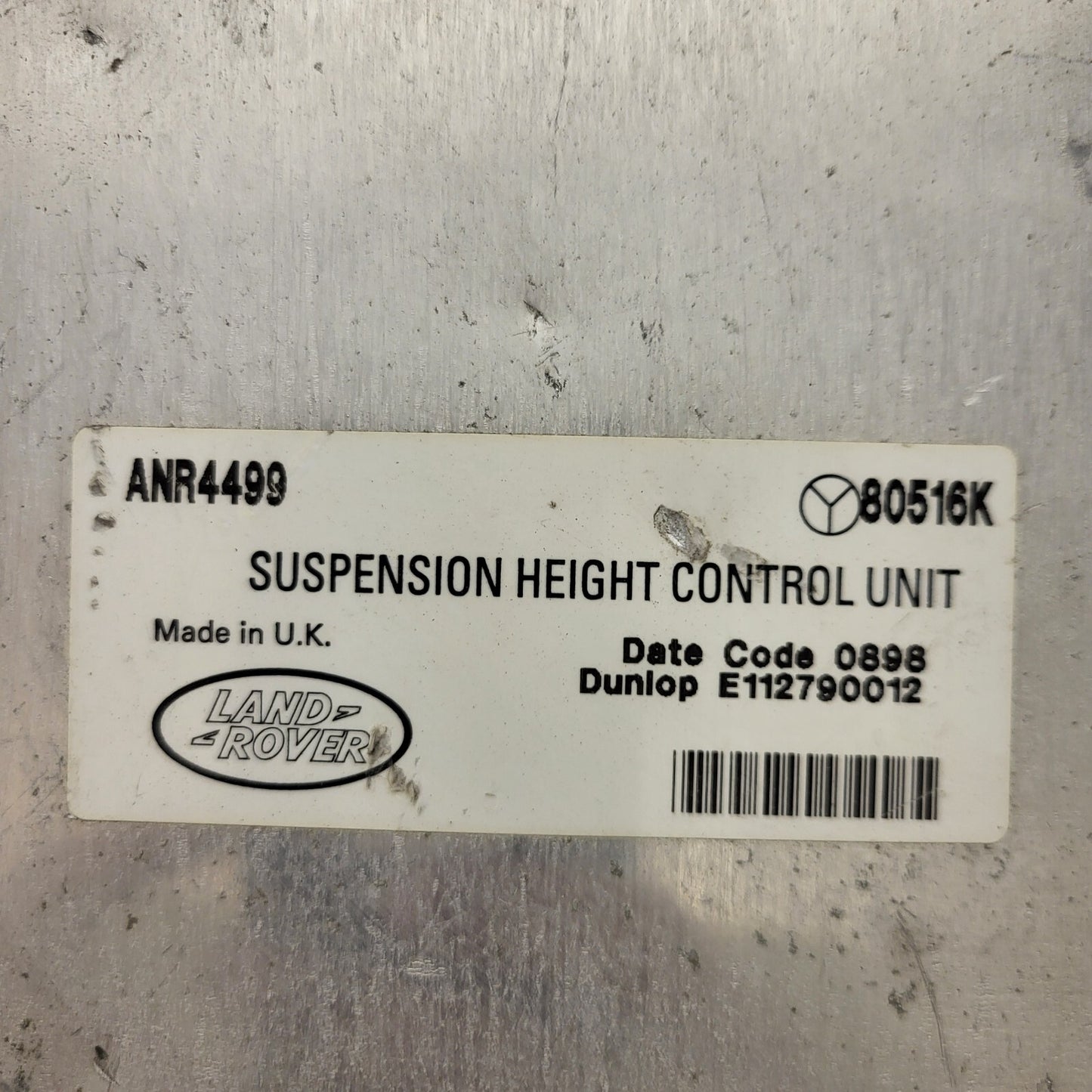 RANGE ROVER SUSPENSION ECU / 80516K / ANR4499 / E112790012