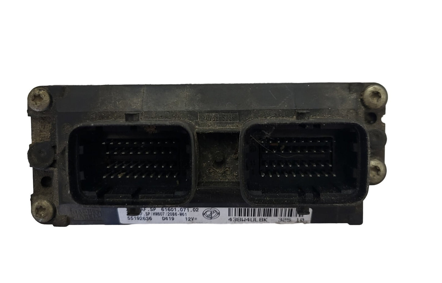FIAT PANDA 2 ECU / IAW 5AF.SP / 55192636 / HW607 / 61601.071.02 / MAGNETI MARELL