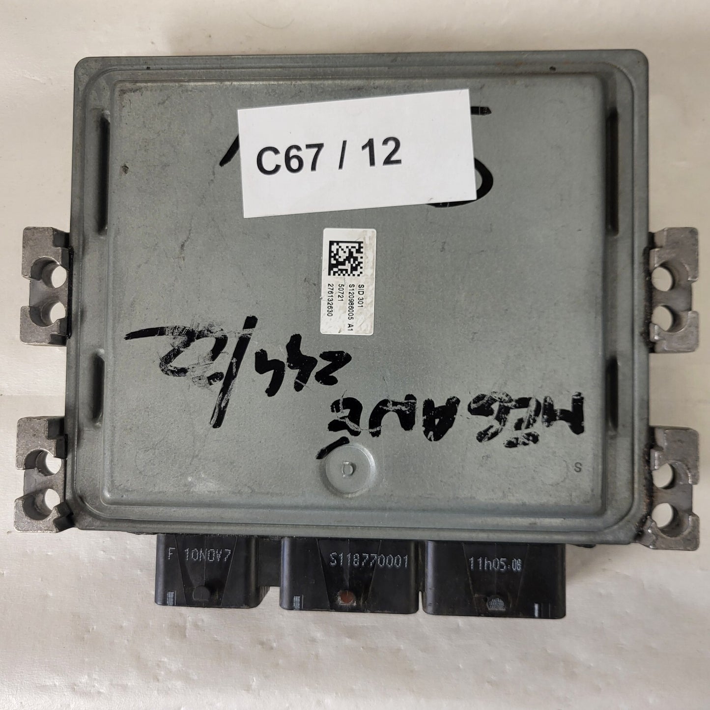 Renault Megane Scenic ECU / S122326113A / 8200804775 / 8200807626 / SID301 / SIE