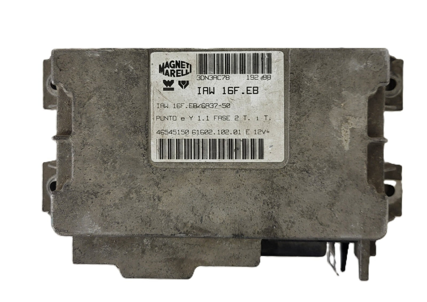 FIAT PUNTO LANCIA Y ECU / IAW 16F.EB / 46545150 / 61602.102.01 / MAGNETI MARELLI