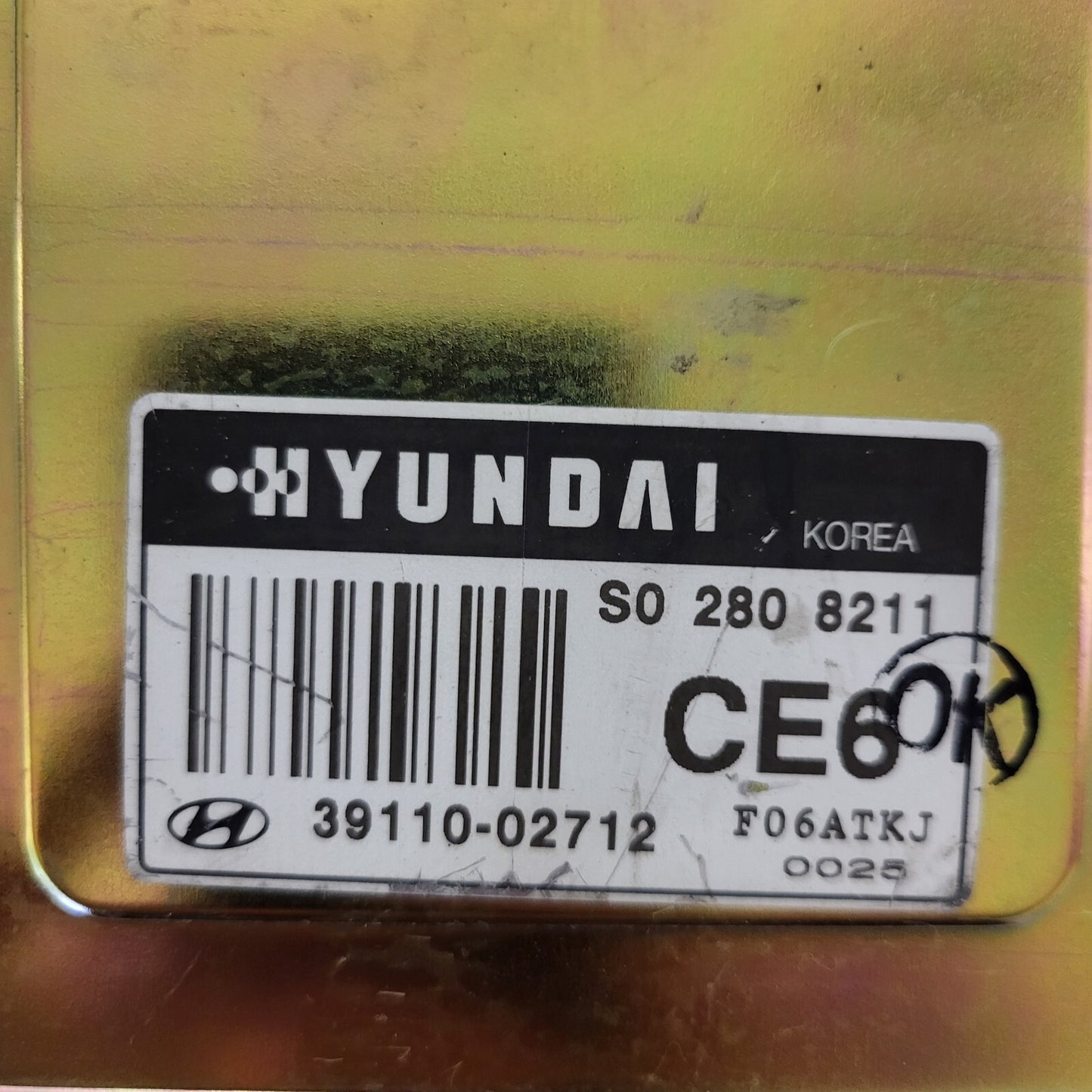 HYUNDAI ATOS ECU / 39110-02712 / S02808211 / CE6