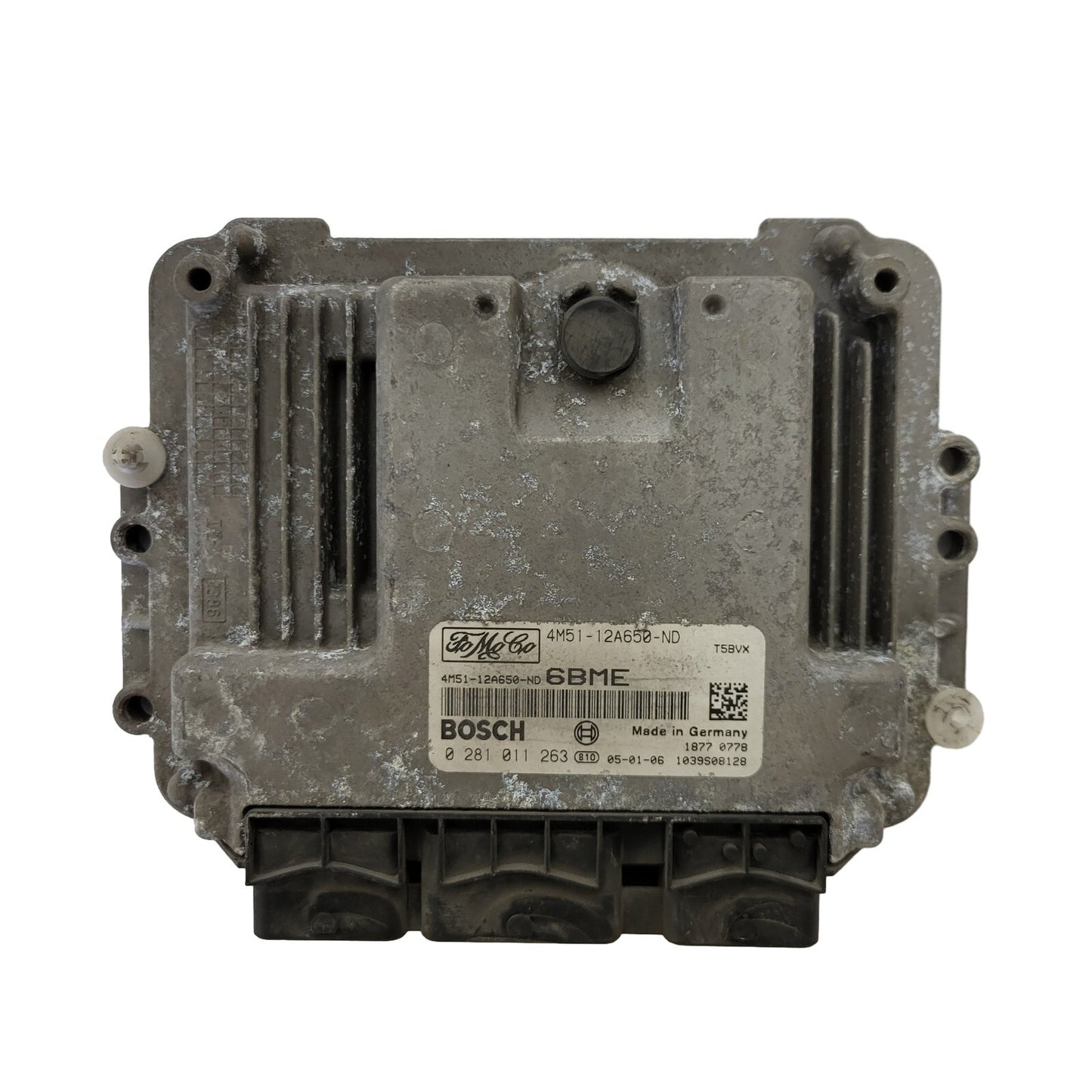 FORD FOCUS CMAX ECU / 0281011263 / 4M51-12A650-ND / 6BME / 4M5112A650ND / BOSCH