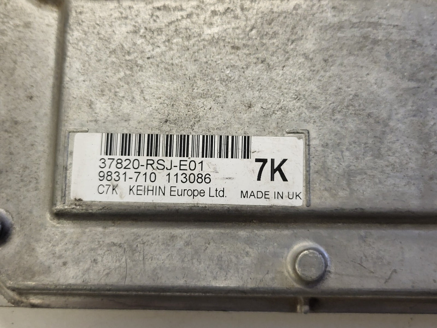 HONDA CIVIC ECU / 37820-RSJ-E01 / 9831-710 / 7K / KEIHIN