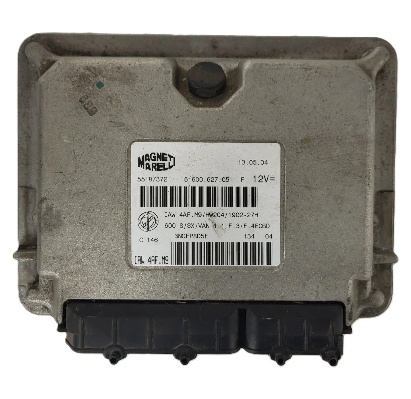 Fiat Seicento 600 ECU / 55187372 / IAW 4AF.M9 / 61600.627.05 / MAGNETI MARELLI