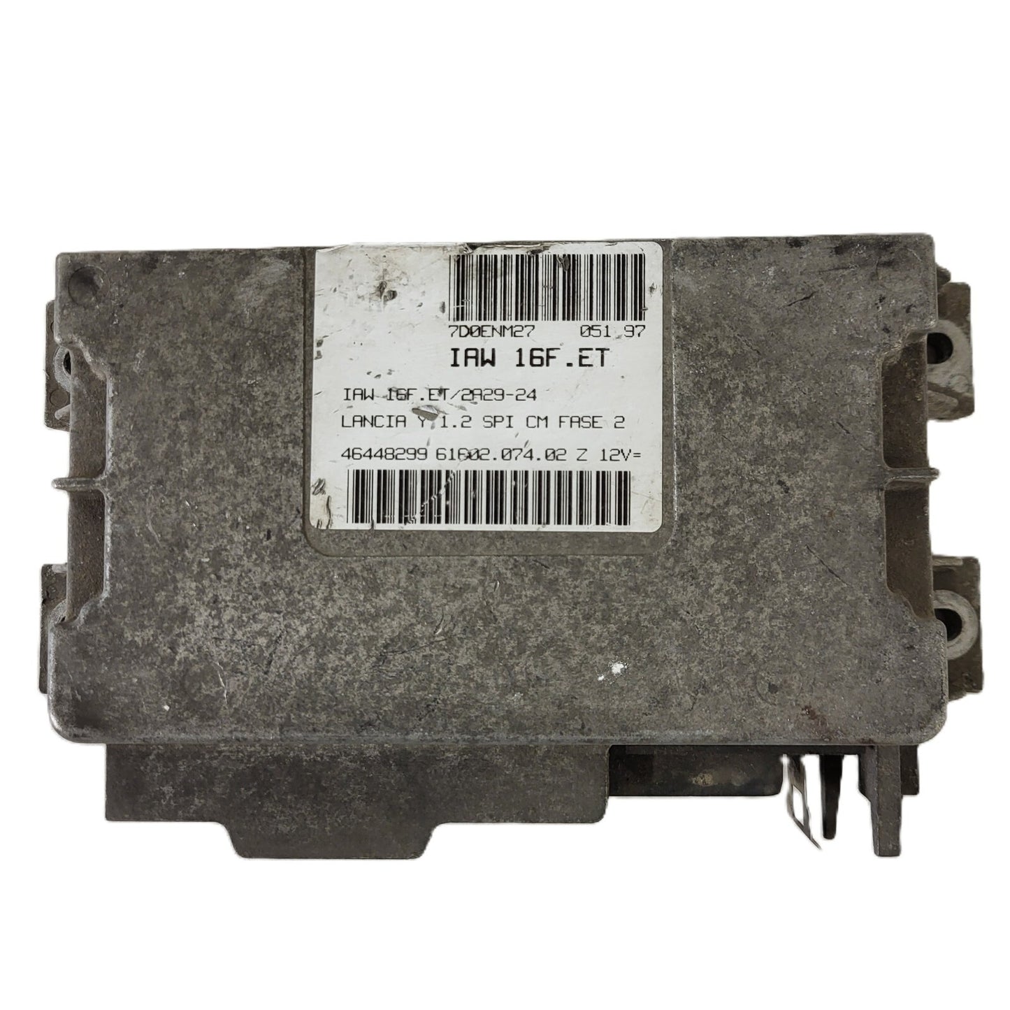 LANCIA Y 1.2 ECU / IAW 16F.ET / 46448299 / 61602.074.02 / MAGNETI MARELLI