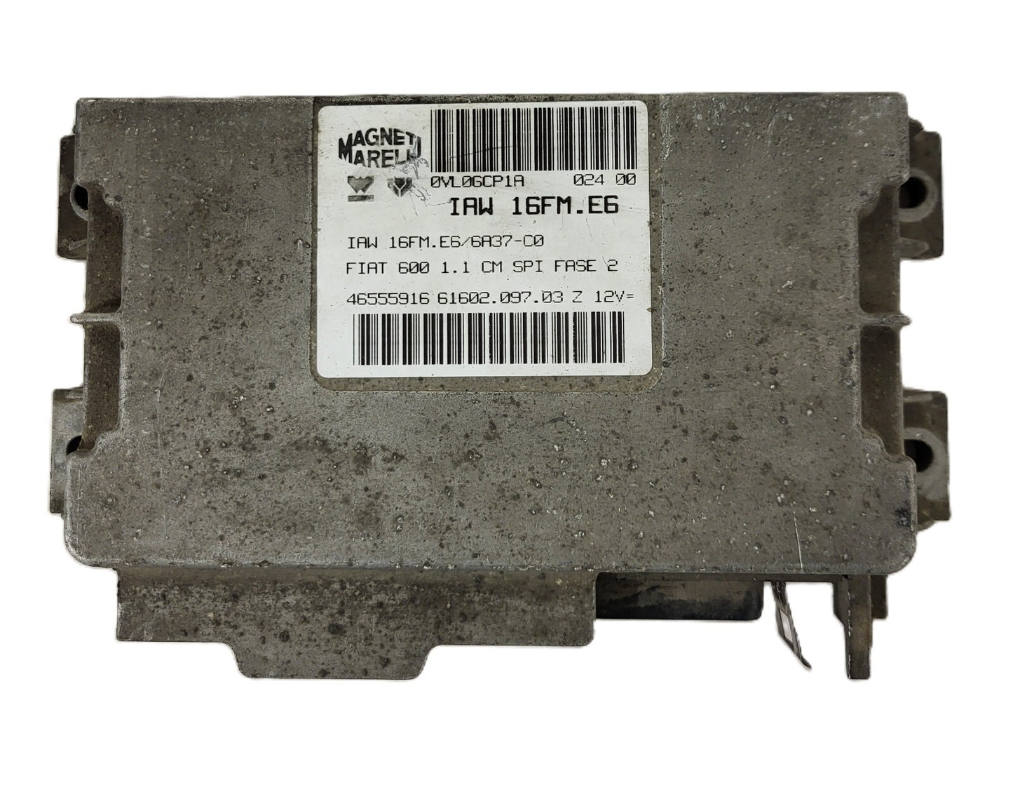 FIAT 600 1.1 ECU / IAW 16FM.E6 / 46555916 / 61602.097.03 / MAGNETI MARELLI