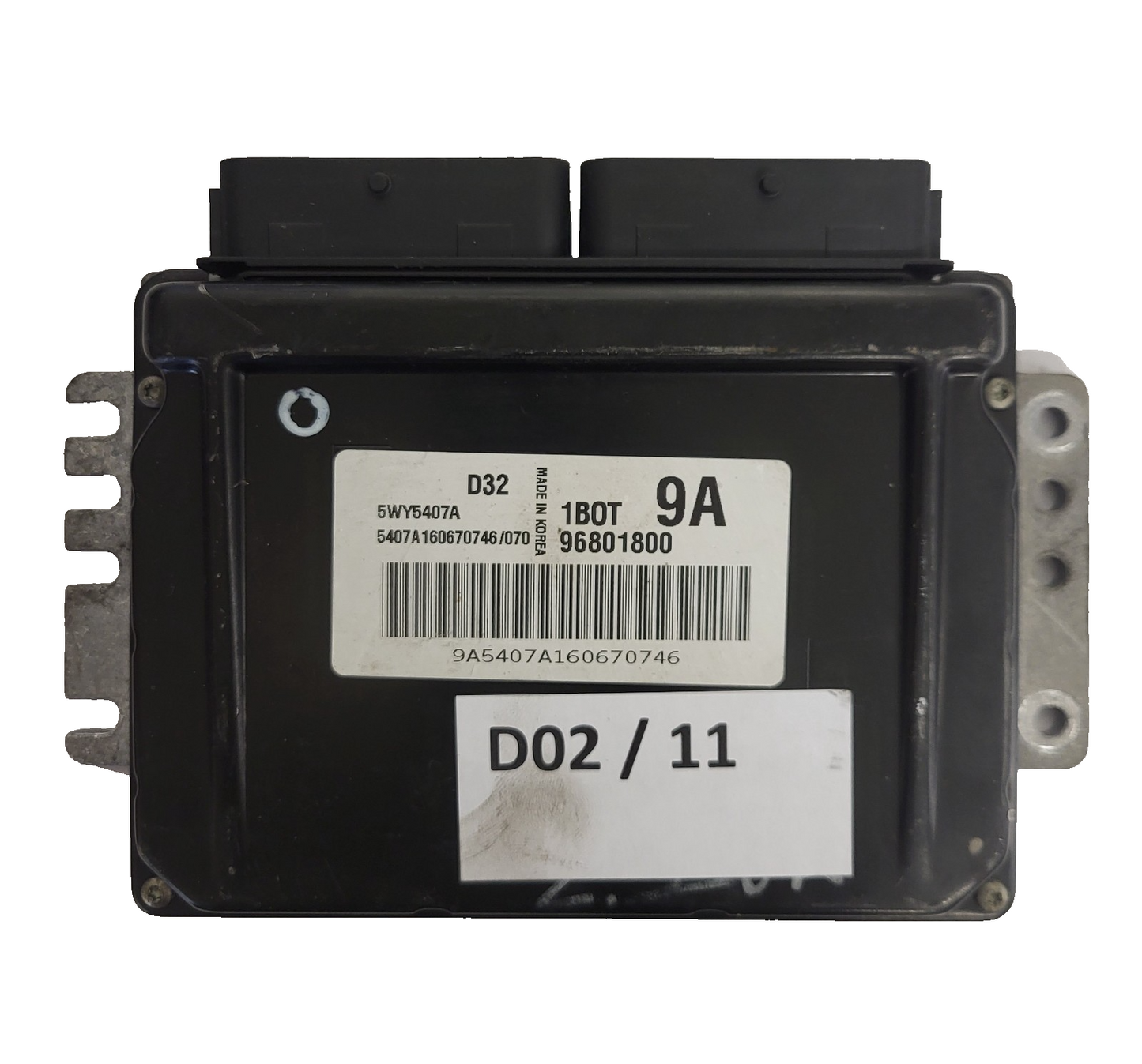 CHEVROLET MATIZ ECU / 96801800 / 5WY5407A / 1BOT / 9A / D32