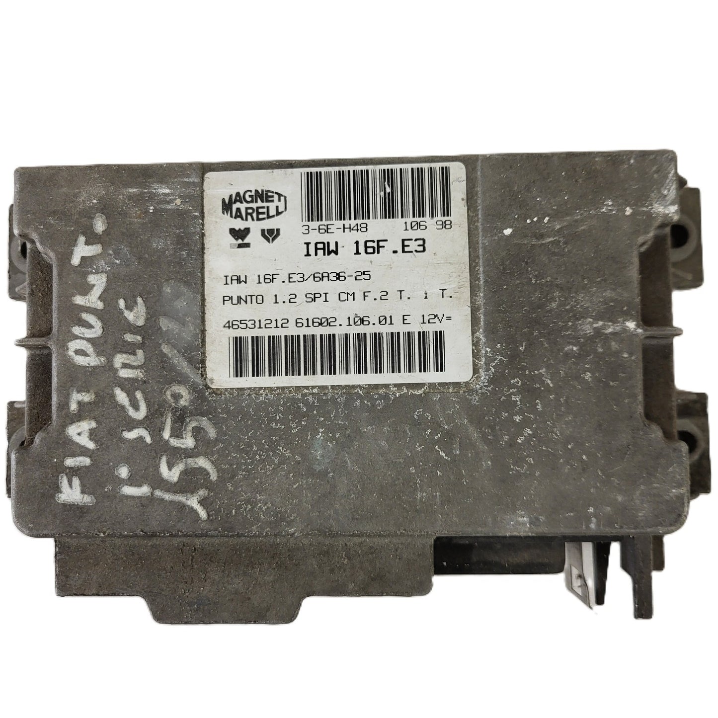 FIAT PUNTO 1.2 ECU / 16F.E3 / 46531212 / 61602.106.01 / MAGNETI MARELLI