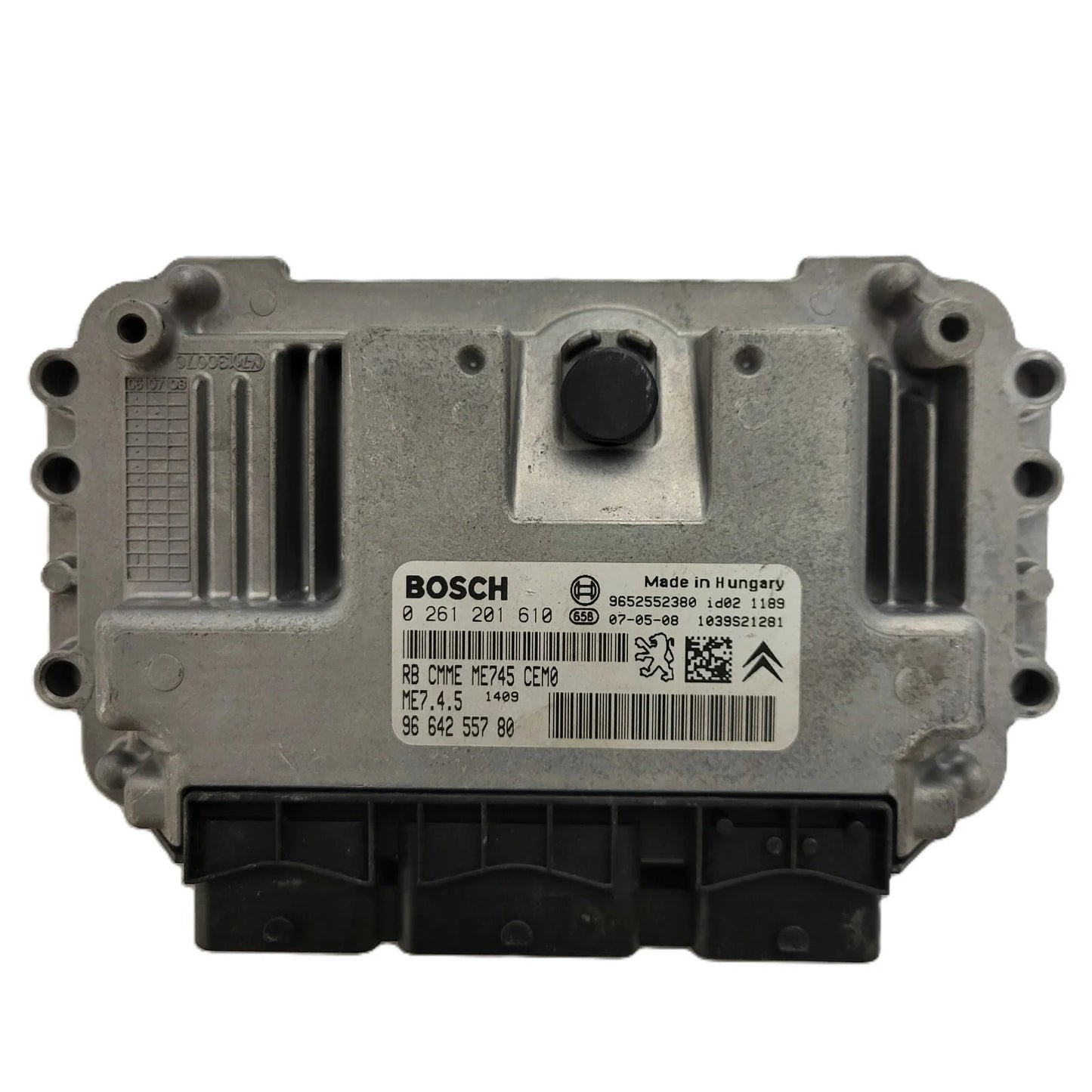PEUGEOT ECU / 0261201610 / ME7.4.5 / 9664255780 / 9652552380 / BOSCH