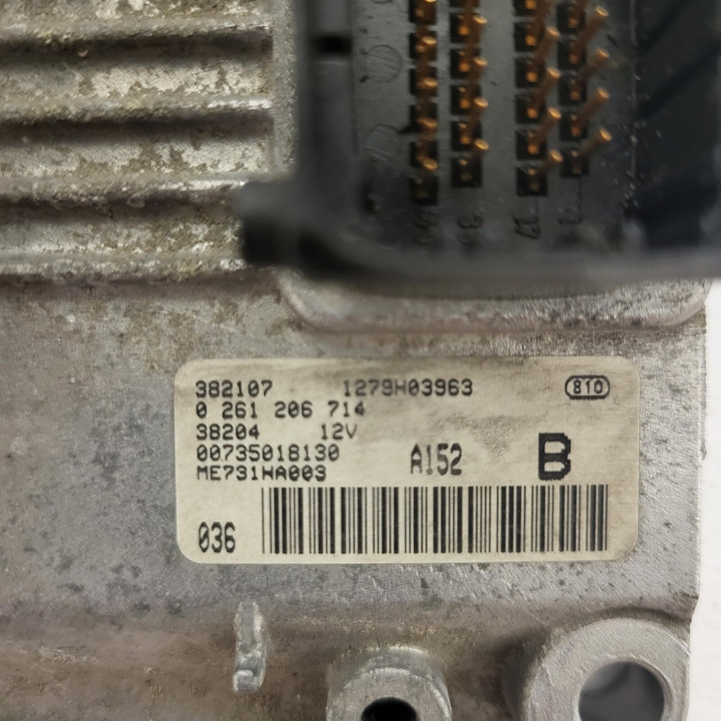 ALFA ROMEO 147 ECU / 0261206714 / 00735018130 / ME731 / ME731HA003 / BOSCH