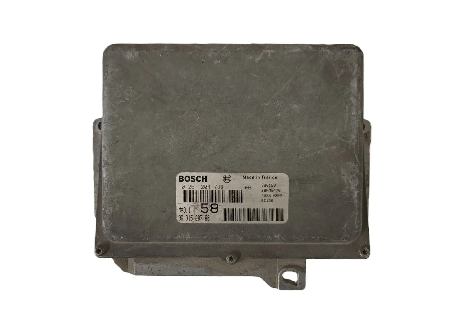 Peugeot Citroen ECU / 0261204788 / 9631528780 / BOSCH