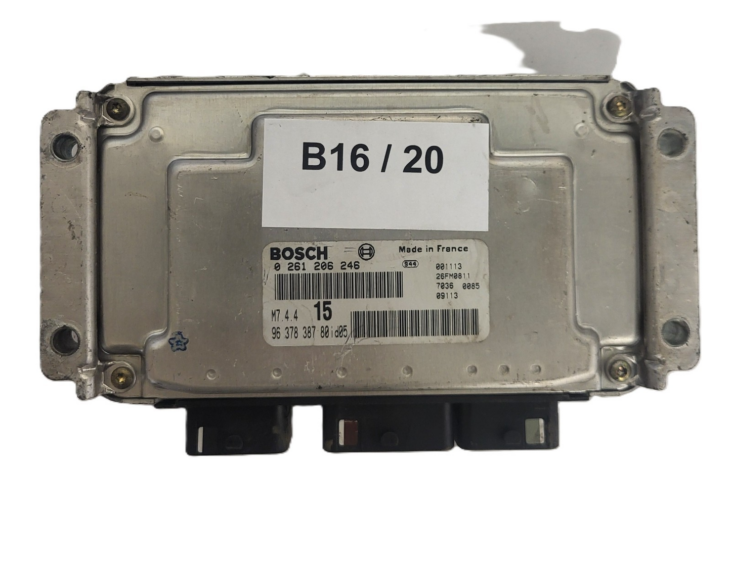 Peugeot Citroen ECU / 0261206246 / M7.4.4 / 9637838780 / BOSCH