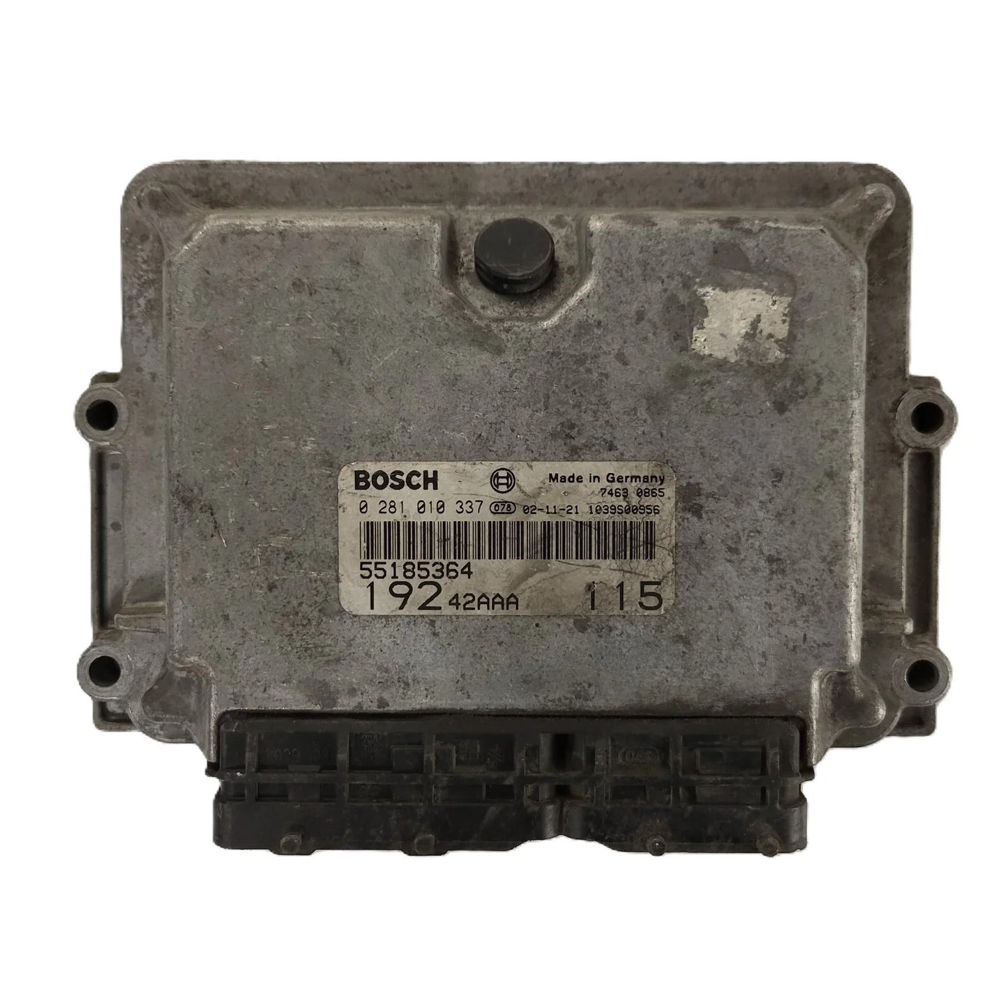 Fiat Stilo 1.9 JTD ECU / 0281010337 / 55185364 / BOSCH