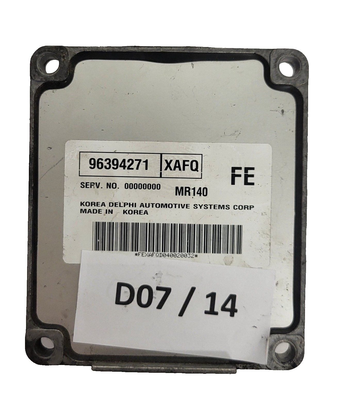 DAEWOO KALOS ECU / 96394271 / XAFQ / MR140 / FE / DELPHI
