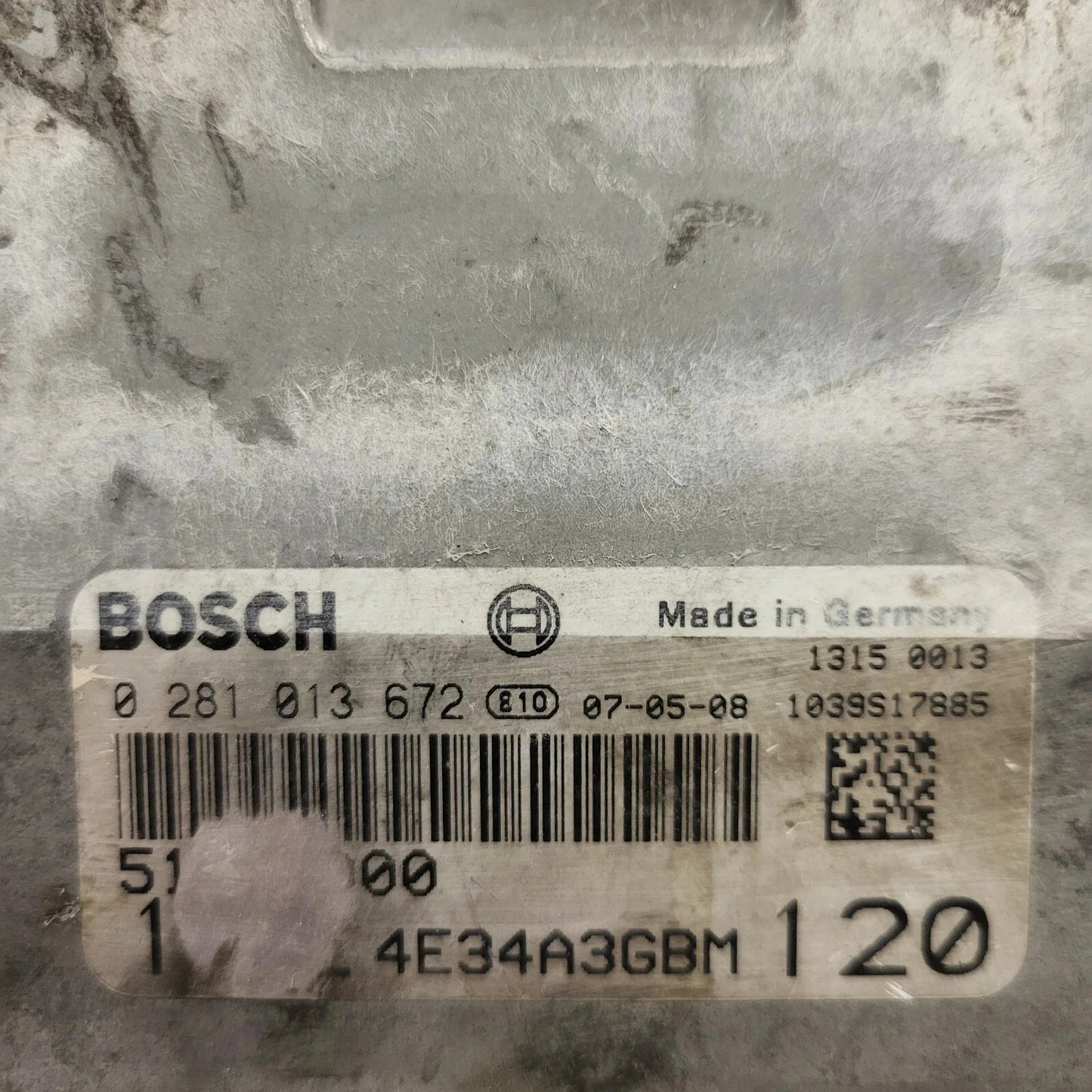 FIAT STILO 1.9 JTD ECU /0281013672 / 51798000 / BOSCH