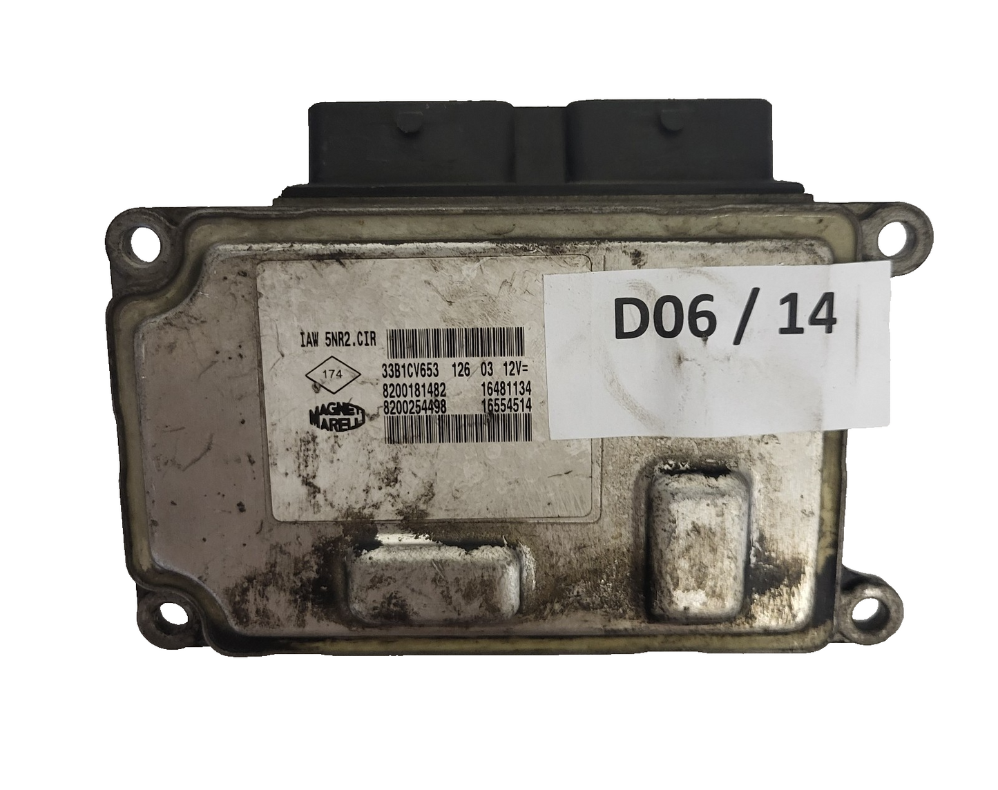 RENAULT CLIO ECU / IAW 5NR2.CIR / 8200181482 / 8200254498 / MAGNETI MARELLI