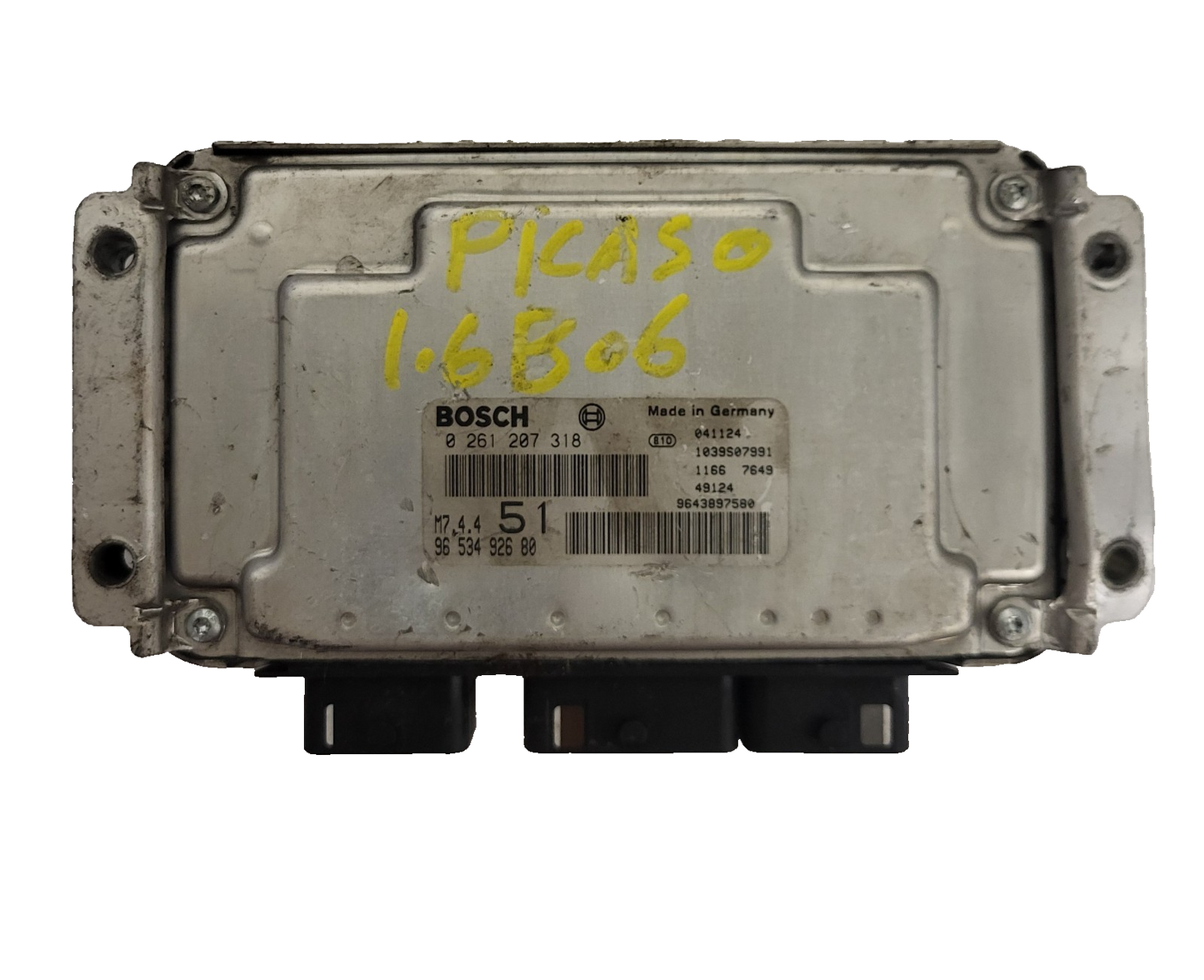 Citroex XSARA ECU / 0261207318 / 9653492680 / M7.4.4 / BOSCH