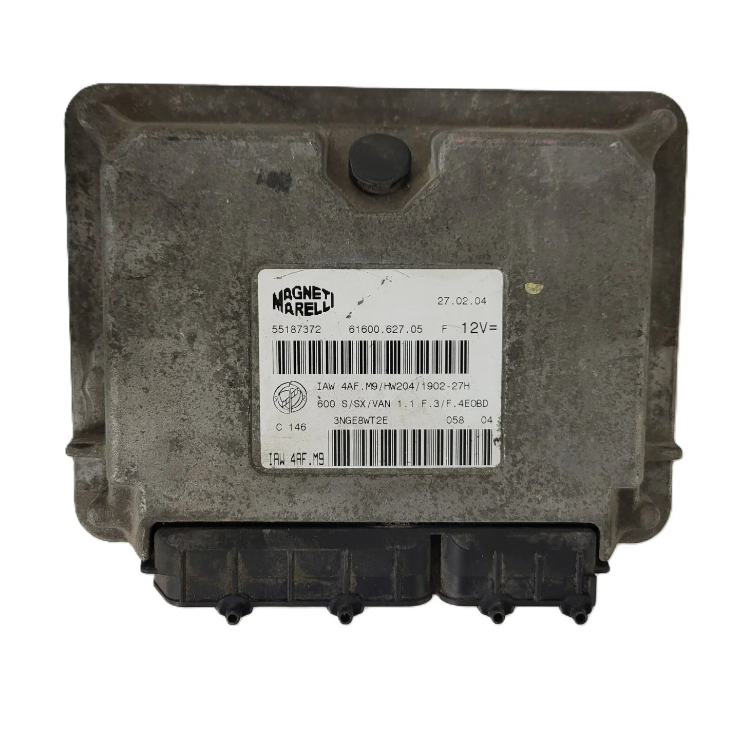 Fiat Seicento 600 ECU / 55187372 / IAW 4AF.M9 / 61600.627.05 / MAGNETI MARELLI