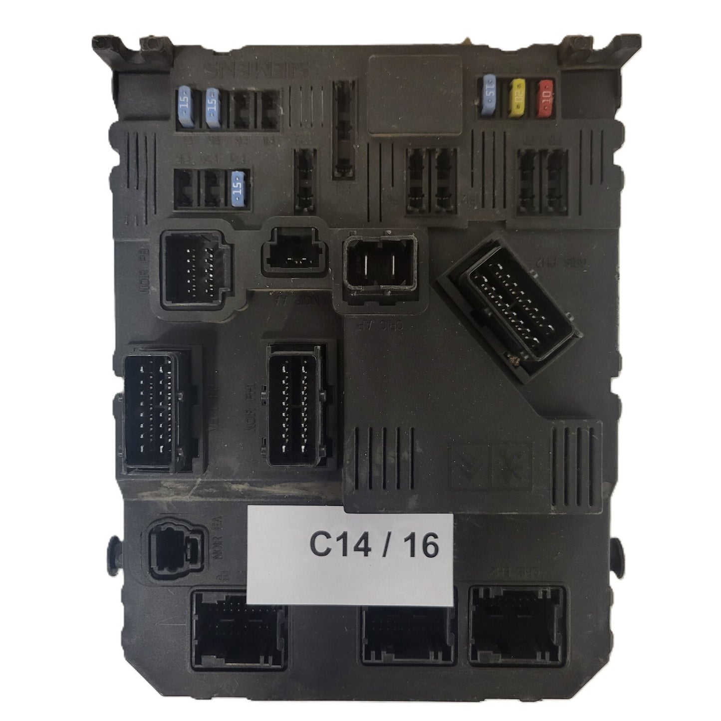 PEUGEOT 206 ECU / BSI E02-00 / 9652474780 / S118085220D / S118085220 / SIEMENS