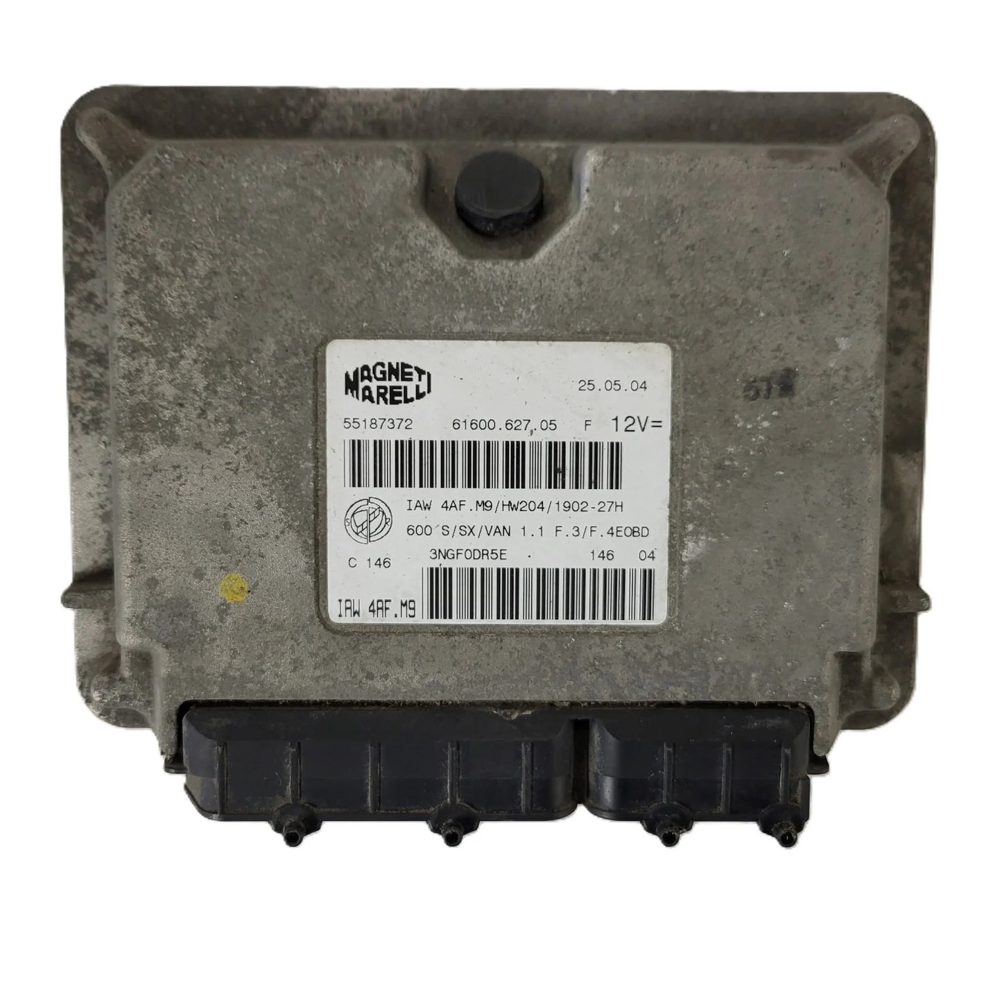 Fiat Seicento 600 ECU / 55187372 / IAW 4AF.M9 / 61600.627.05 / MAGNETI MARELLI