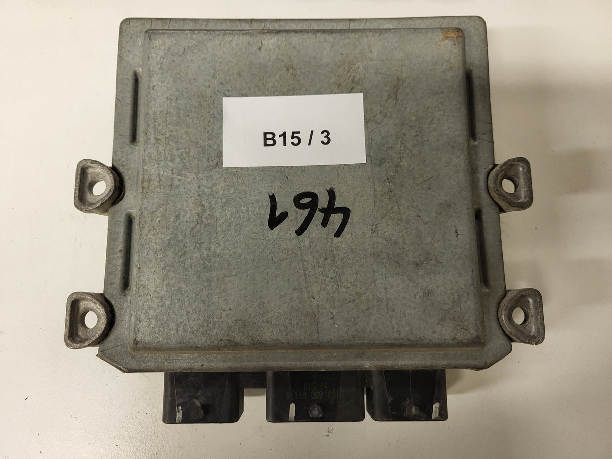 CITROEN C2 1.4 HDI ECU / 5WS40113B-T / 9651399880 / 9647568180 / SID804 /SIEMENS - B15-03 - 3