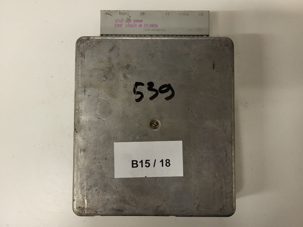 FORD FIESTA ECU / 98FB-12A650-MA / MOPE / LPE-627 / EEC-V / 98FB12A650MA - B15-18 - 3