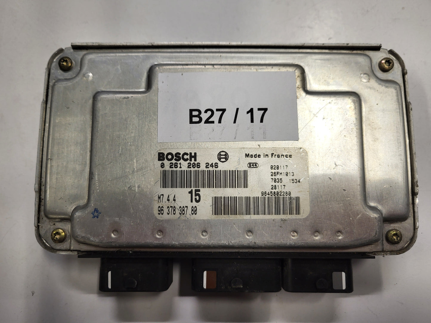 Peugeot Citroen ECU / 0261206246 / M7.4.4 / 9637838780 / BOSCH