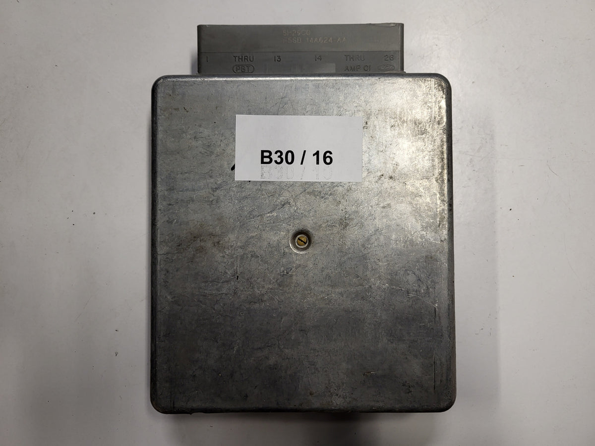 FORD FIESTA ECU / 96FB-12A650-AB / LEE-101 / EEC-V / KEEN / 96FB12A650AB - B30-16 - 3