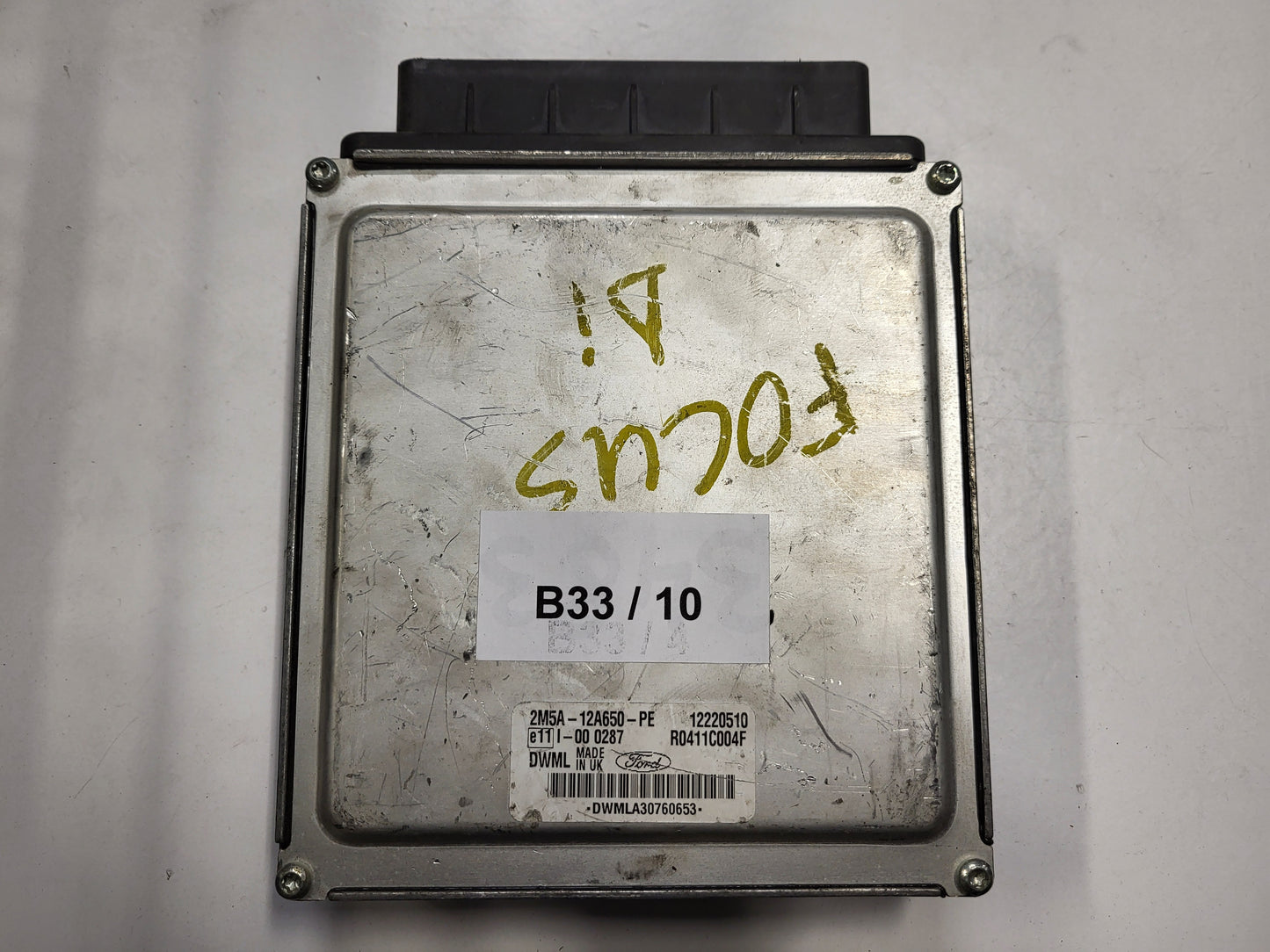 FORD FOCUS ECU / 2M5A-12A650-PE / DWML / R0411C004F / 2M5A12A650PE / DELPHI