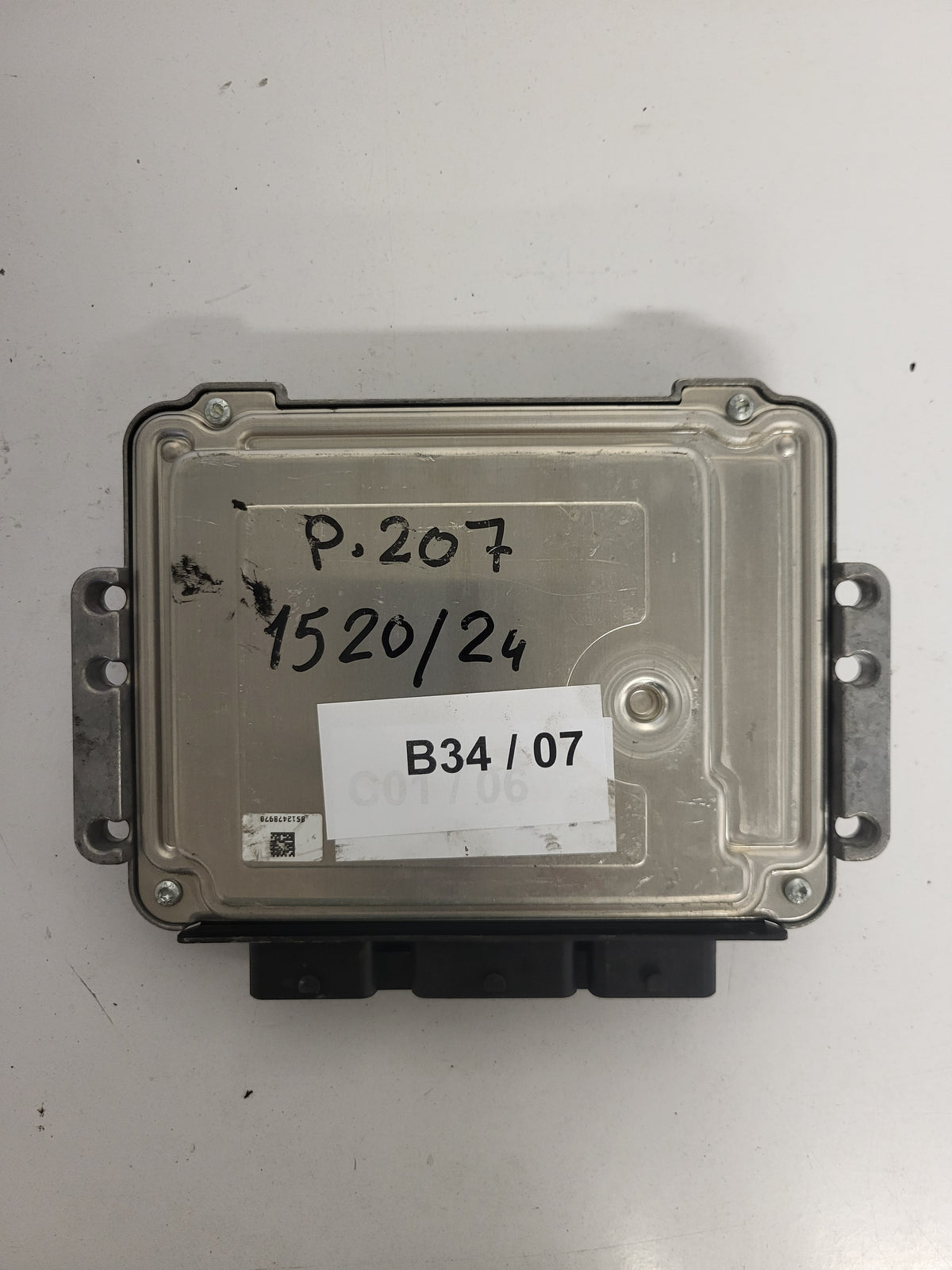 PEUGEOT CITROEN ECU / 0281013868 / 9663755480 / EDC16C34 / 9653958980 / BOSCH - B34-07 - 3