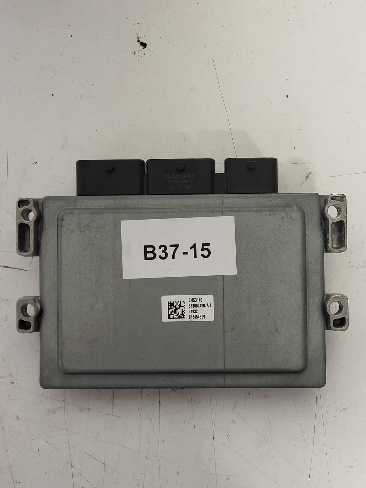 RENAULT CLIO ECU / EMS3110 / S180042156 / S180042156A / 237101505R / 237101206R - B37-15 - 3