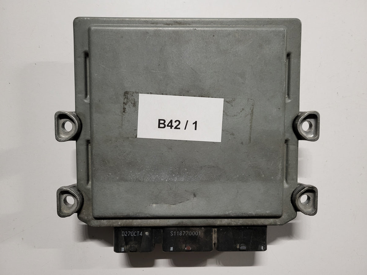 Peugeot Citroen ECU / 5WS40196G-T / SW 9658345180 / HW 9655041480 / SID803 - B42-01 - 3