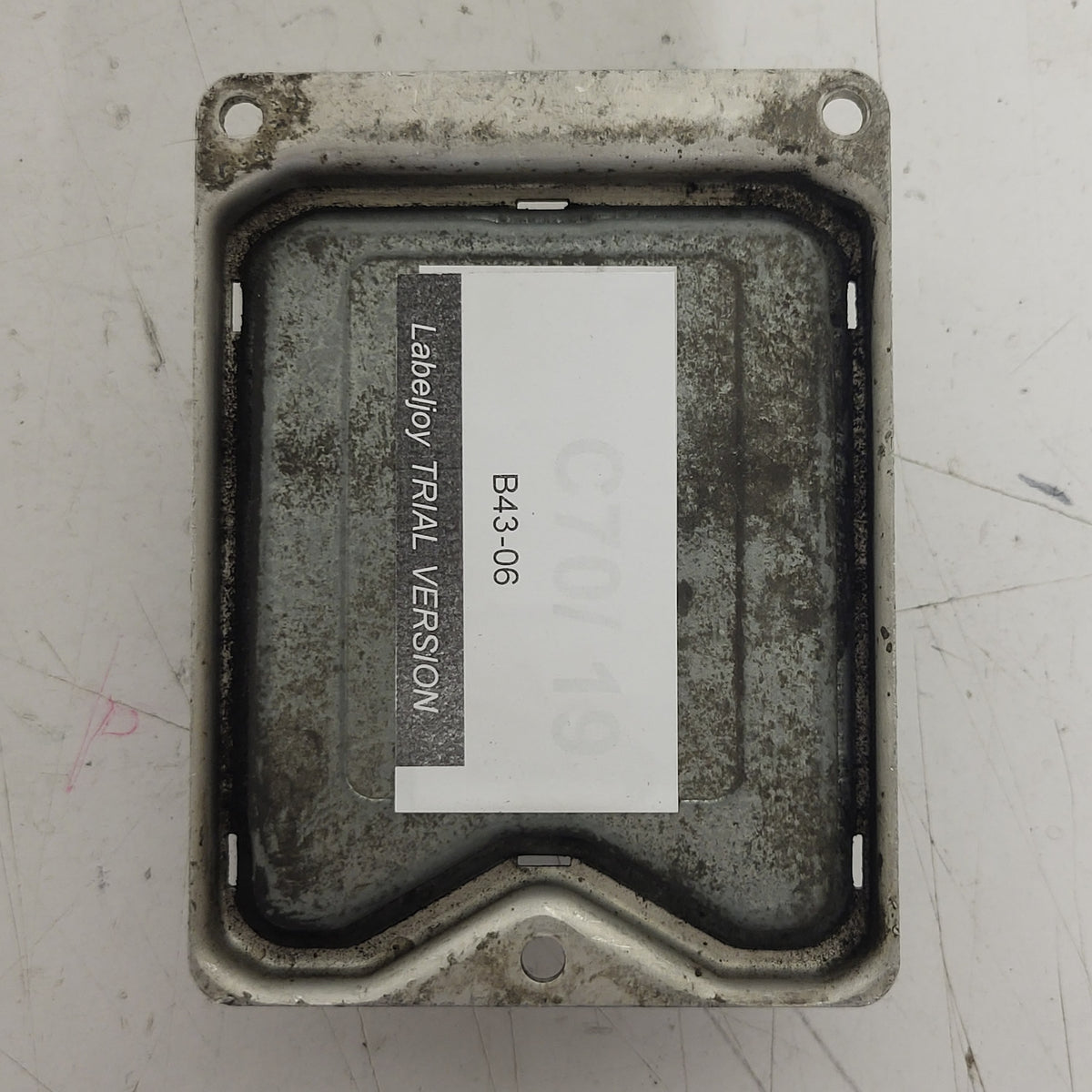 Opel Corsa 1.0 ECU / 0261204058 / 90532609 / RY / BOSCH - B43-06 - 3