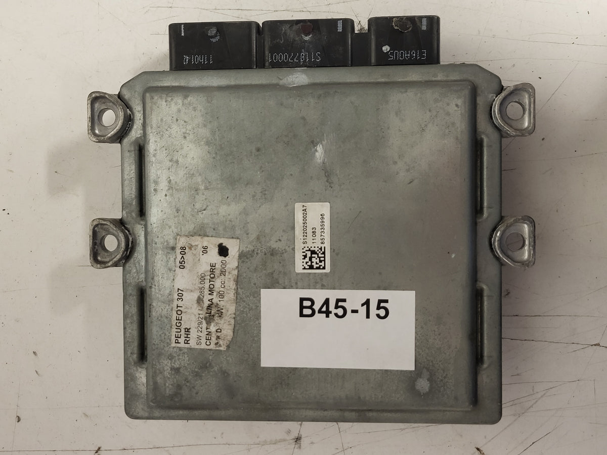 PEUGEOT CITROEN ECU / SID803A / 5WS40277I-T / SW9661835880 / HW9655534080 - B45-15 - 3