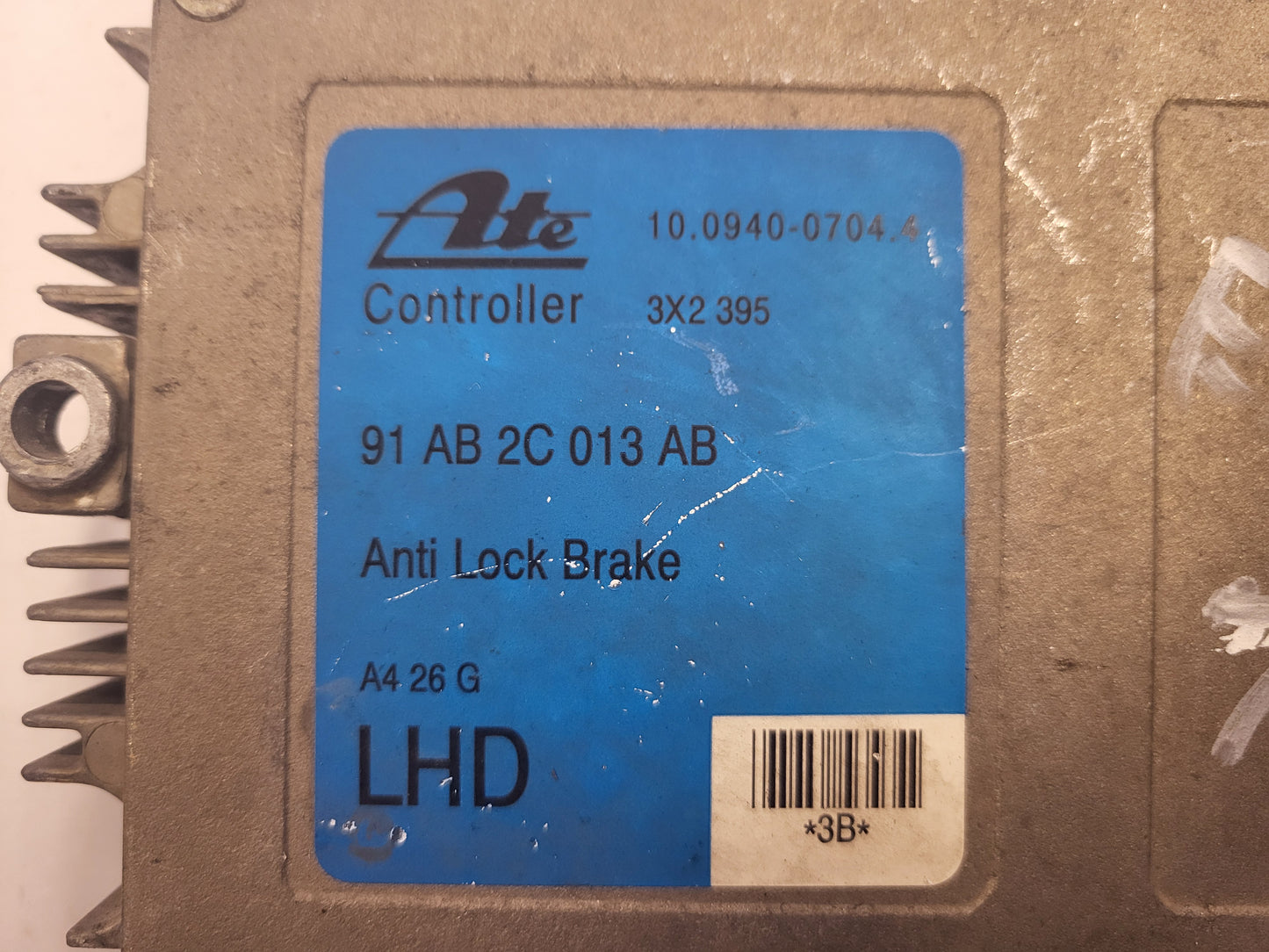 FORD ESCORT ABS ECU / 91AB2C013AB / 10.0940-0704.4 / 3X2395
