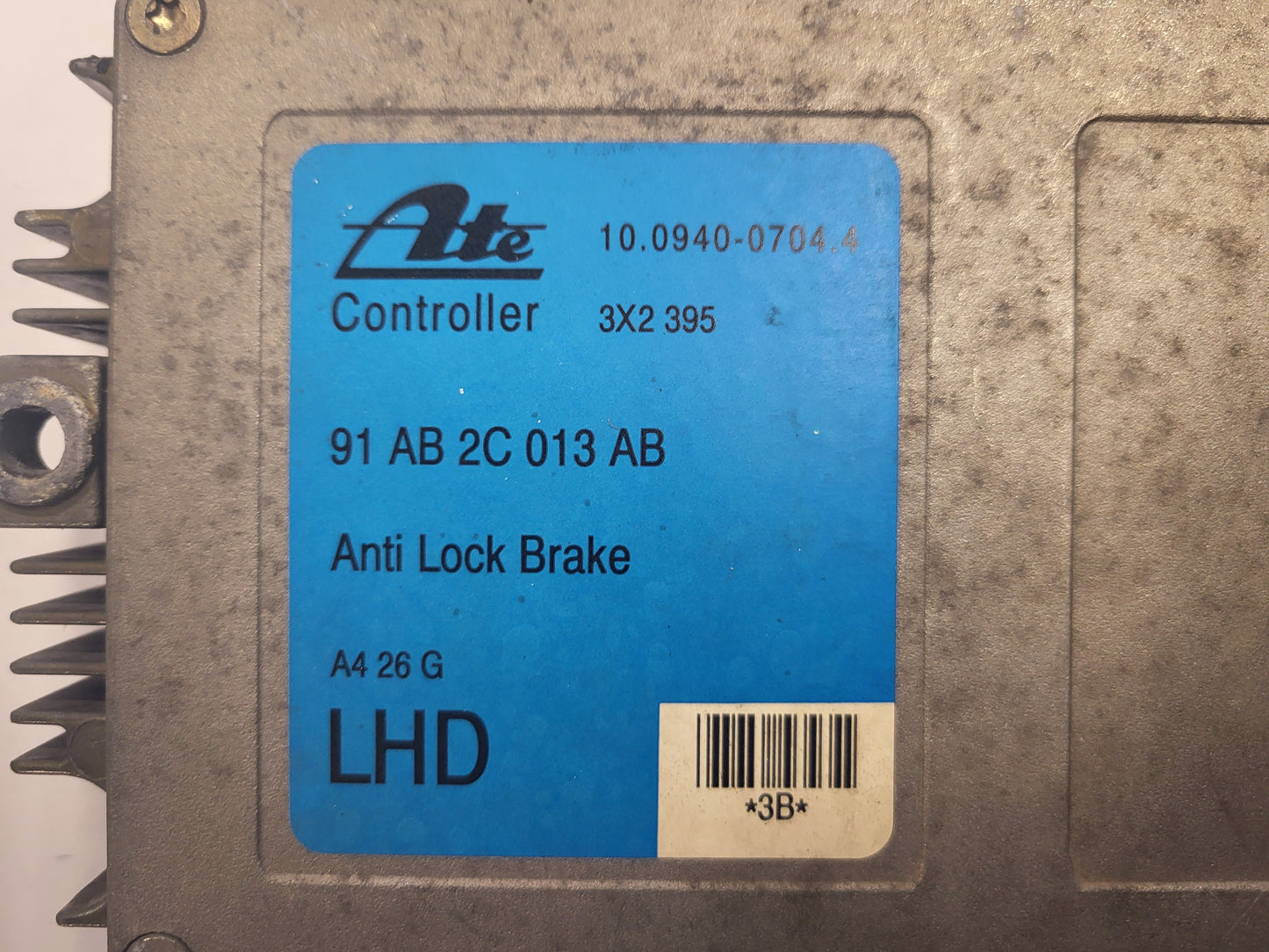 FORD ESCORT ABS ECU / 91AB2C013AB / 10.0940-0704.4 / 3X2395