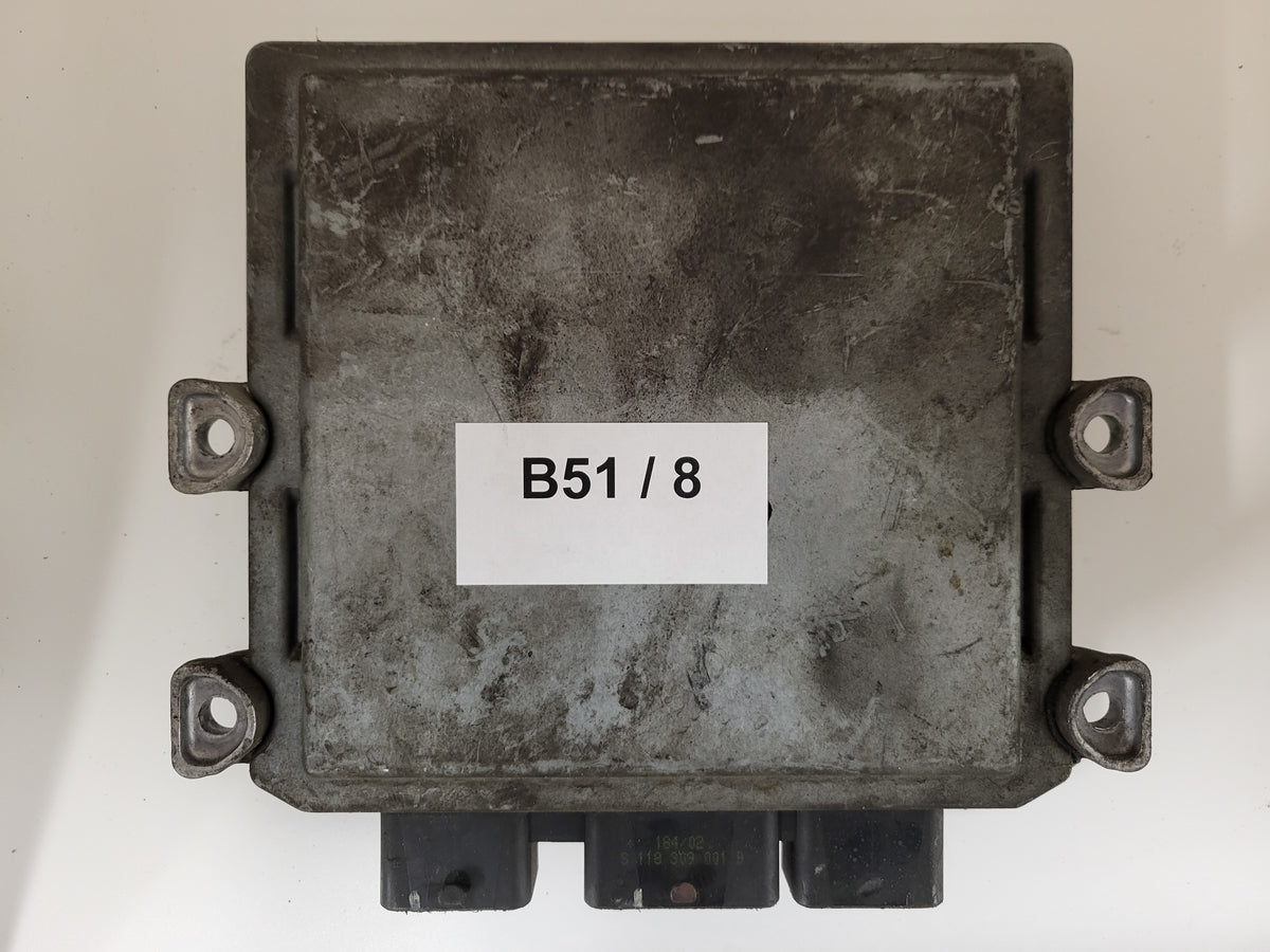 FORD FIESTA ECU / 2S6A-12A650-BG / 5WS40027G-T / 1BSB / SID802 / SIEMENS - B51-08 - 3