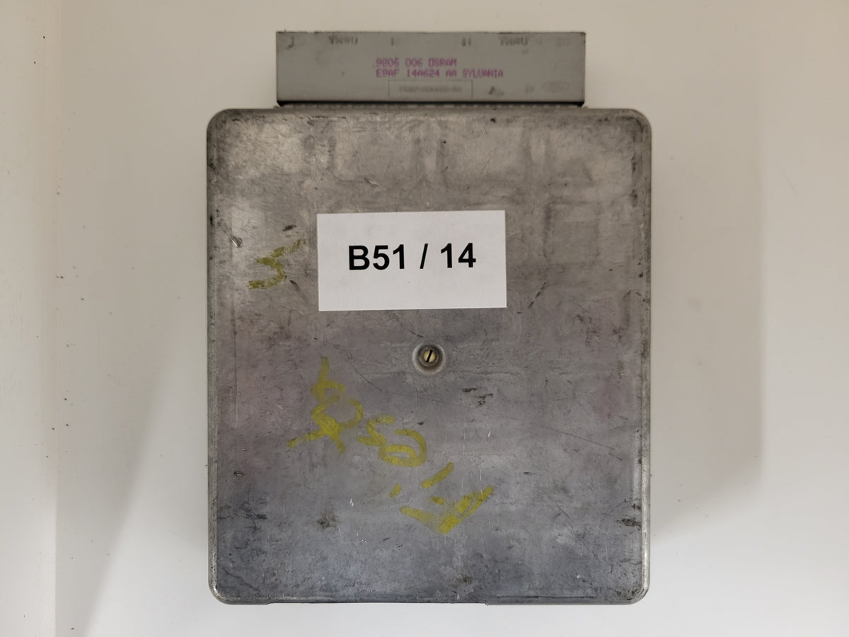 Ford ECU / 98FB-12A650-MB / MEAT / 98FB12A650MB / EEC-V / LPE-627 - B51-14 - 3