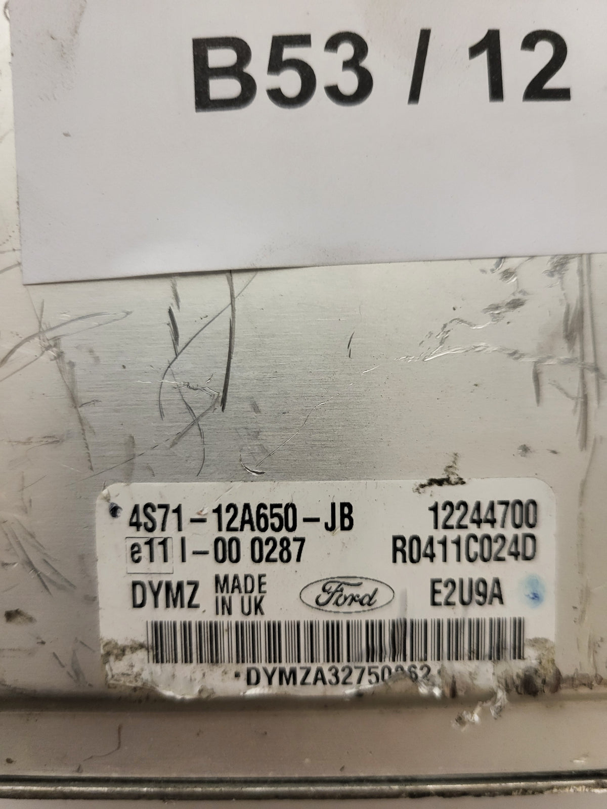 FORD MONDEO ECU / 4S71-12A650-JB / R0411C024D / 12244700 / DYMZ - B53-12 - 3