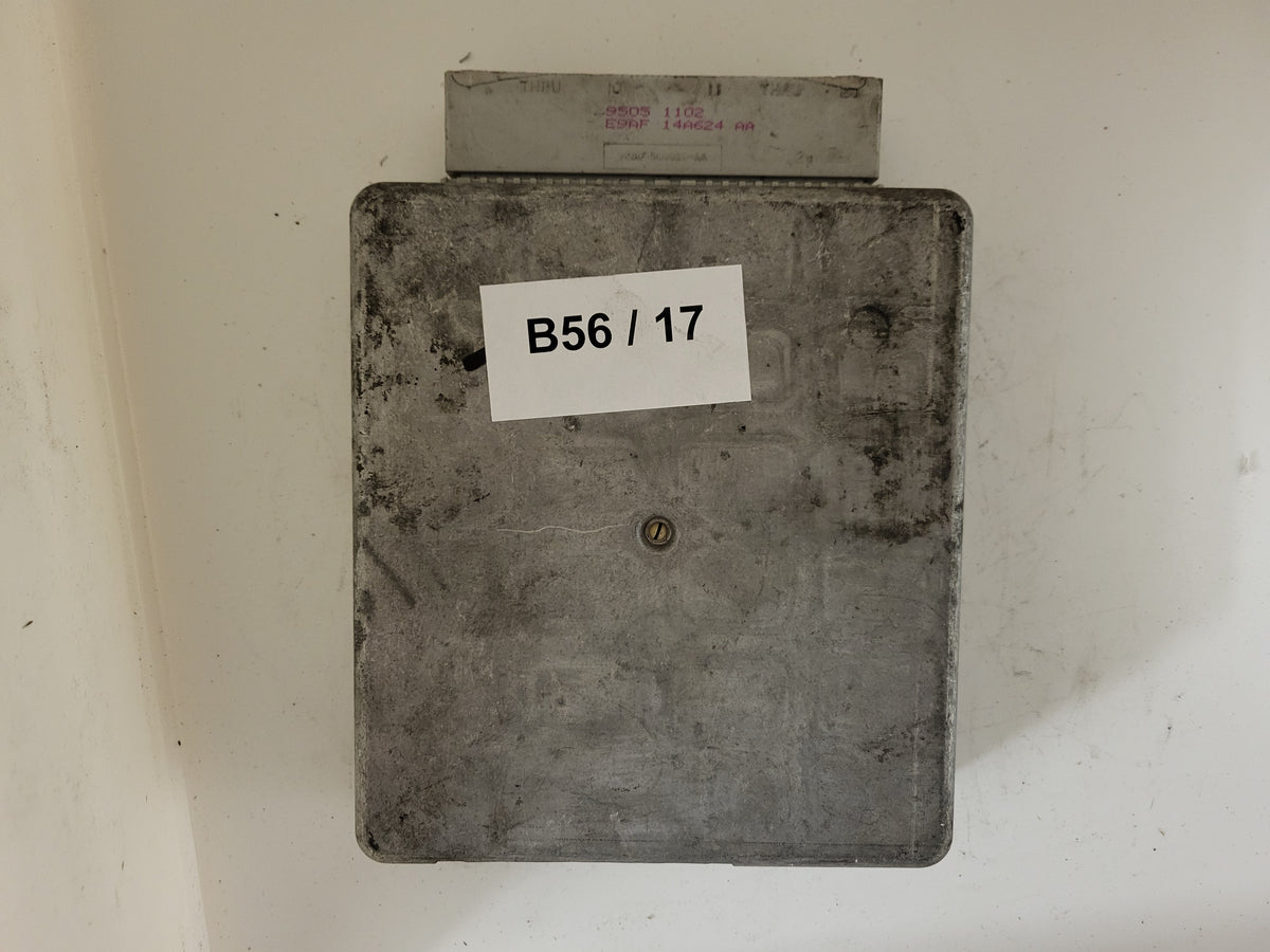 FORD FIESTA ECU / 94FB-12A650-FA / CSD-201 / EEC-IV / GERM - B56-17 - 3