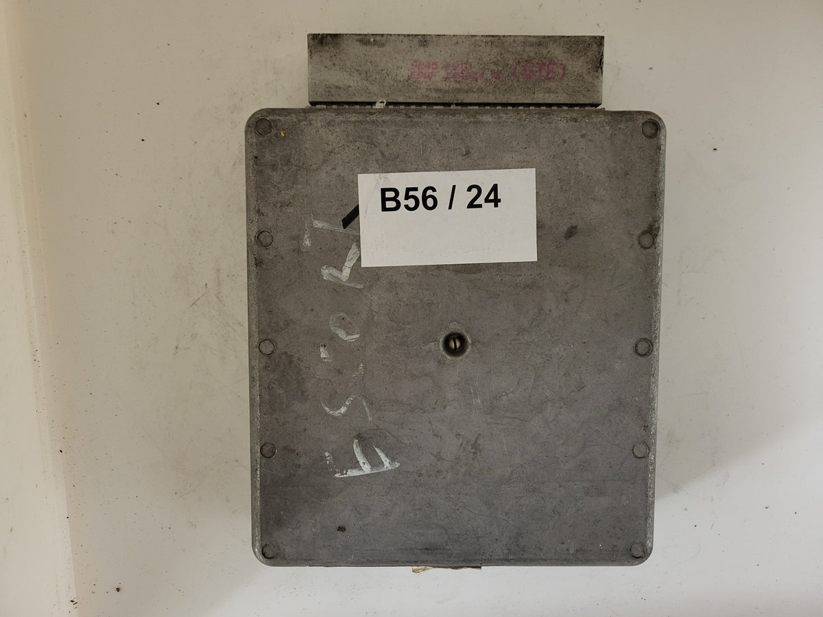 Ford Escort ECU / 93AB-12A650-AC / AGED / SMO-270 / EEC-IV - B56-24 - 3