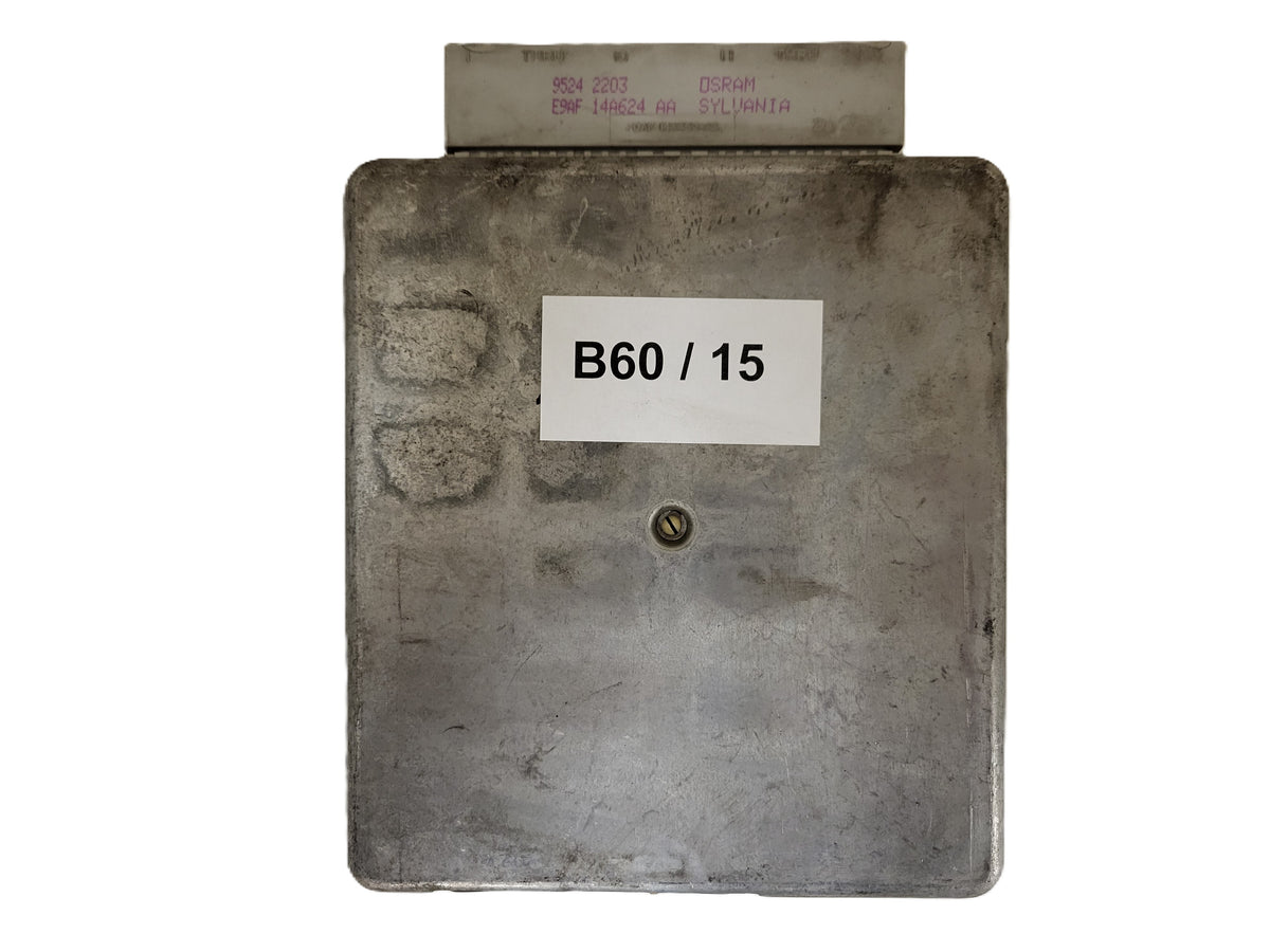 FORD ESCORT ECU / 95AB-12A650-XA / 95AB12A650XA / SME-105 / WIND / EEC-IV - B60-15 - 3