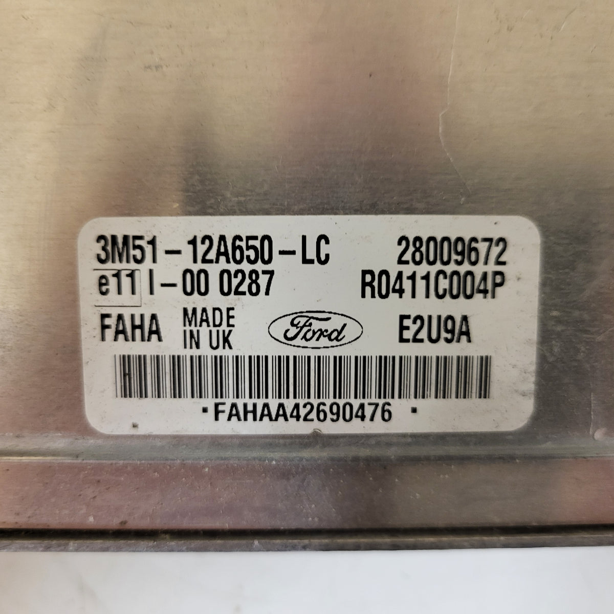 Ford FOCUS MK1 1.8 ECU / 3M51-12A650-LC / FAHA / R0411C004P - B67-11 - 3