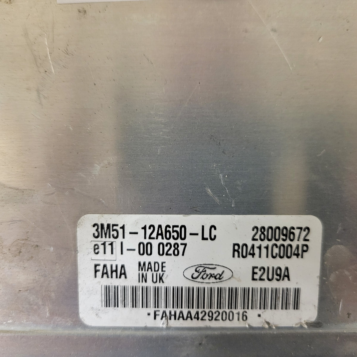 Ford FOCUS MK1 1.8 ECU / 3M51-12A650-LC / FAHA / R0411C004P - B67-12 - 3