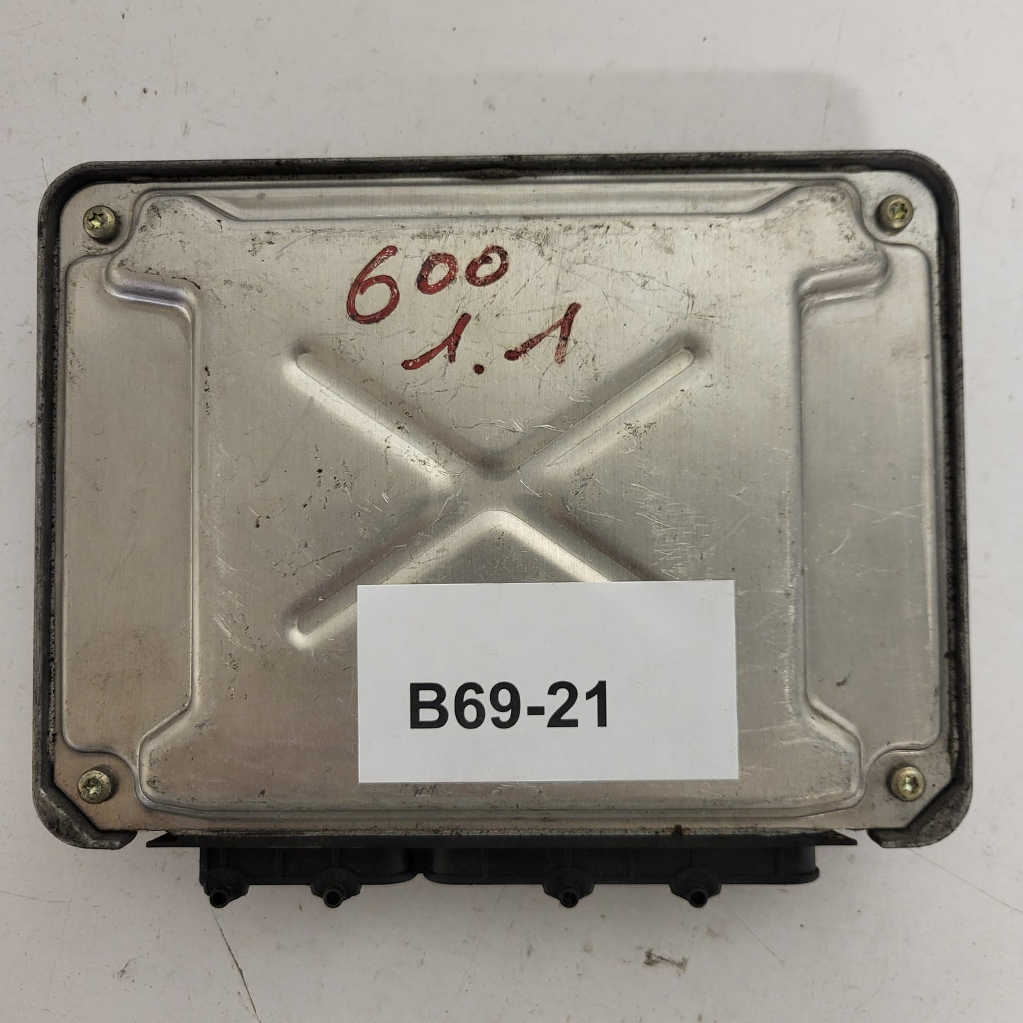 Fiat Seicento 600 ECU / 55187372 / IAW 4AF.M9 / 61600.627.05 / HW204 / MAGNETI - B69-21 - 3