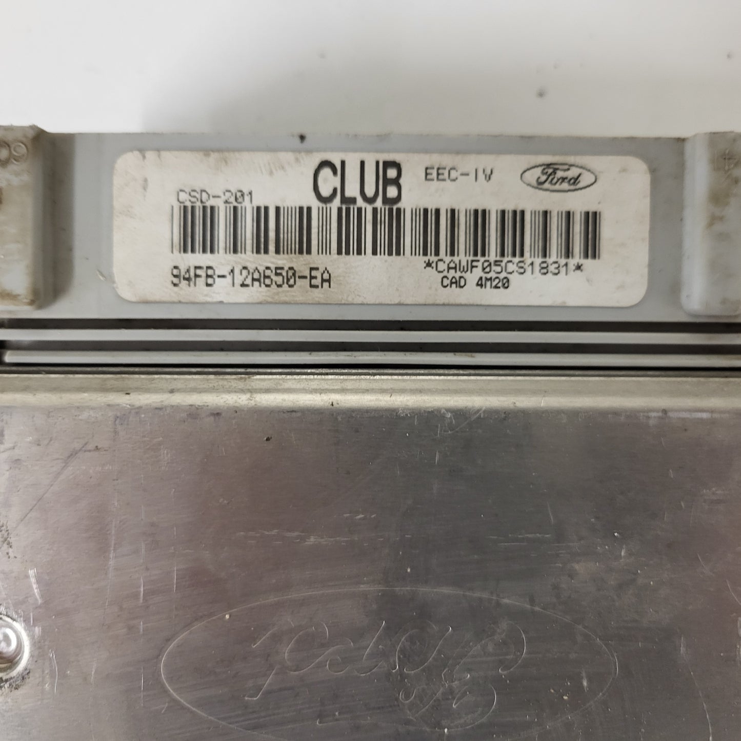 Ford Fietsta ECU / 94FB-12A650-EA / CLUB / CSD-201 / EEC-IV