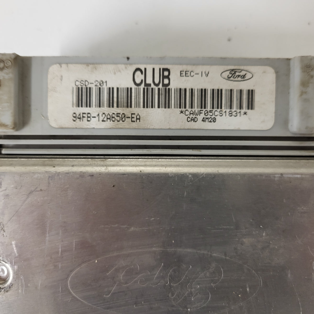Ford Fietsta ECU / 94FB-12A650-EA / CLUB / CSD-201 / EEC-IV - B86-05 - 3