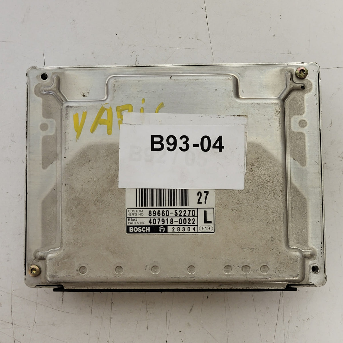 TOYOTA ECU / 0281010563 / 89661-52200 / BOSCH - B93-04 - 3