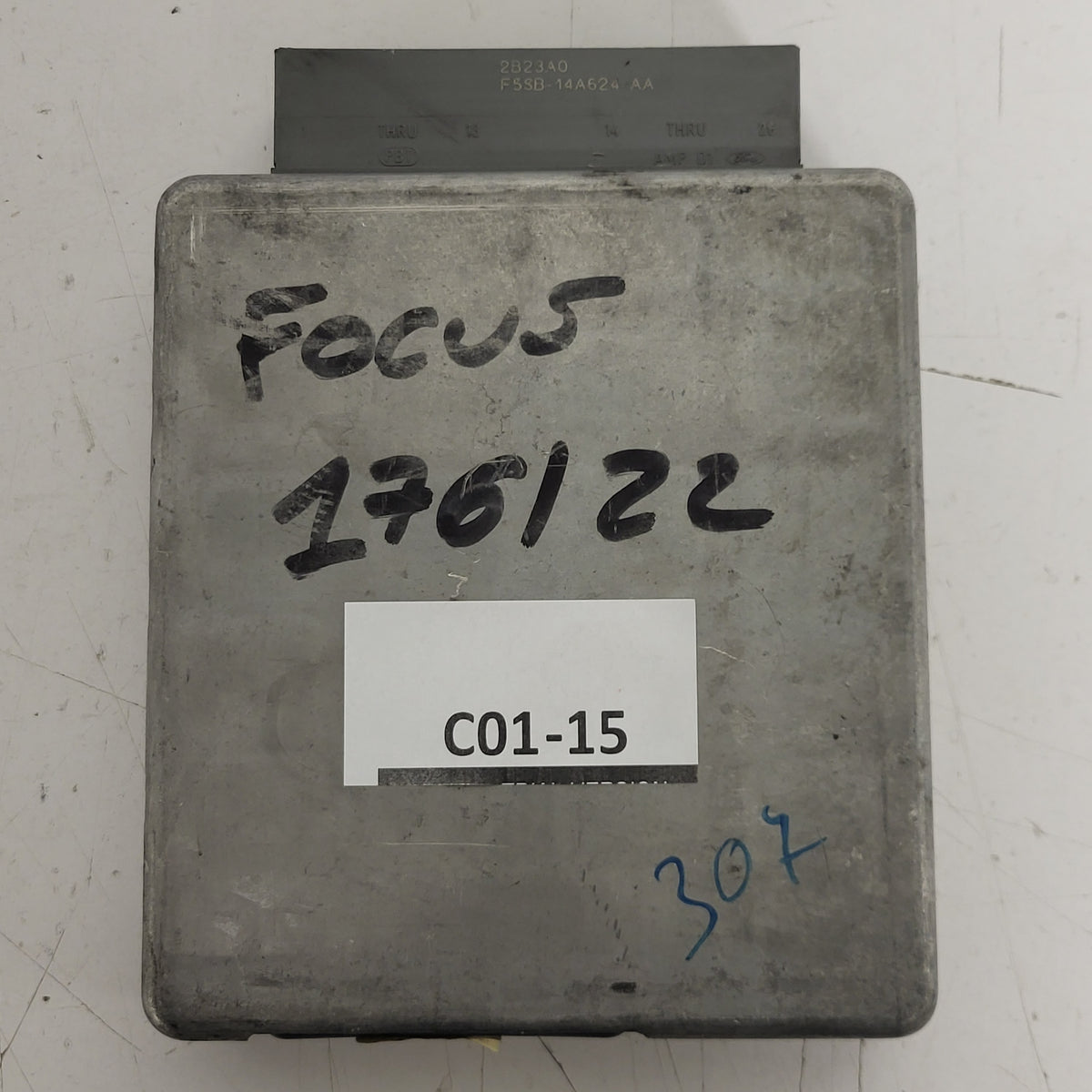 FORD FOCUS ECU / 2S4A-12A650-NB / 2S4A12A650NB / DPC-653 / 1XRA / Visteon - C01-15 - 3